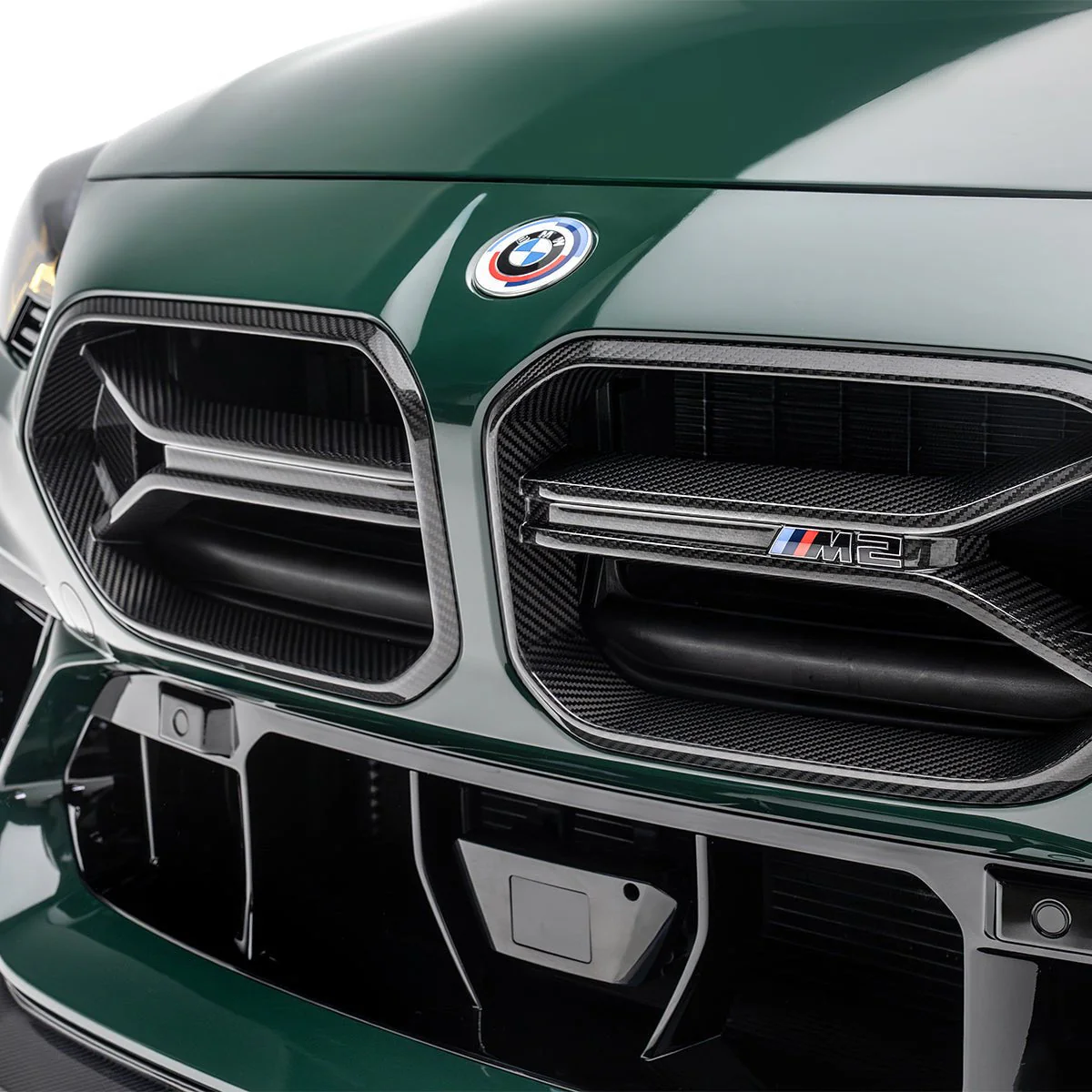BMW G87 M2 Carbon Fiber Front Grilles for ADRO Front Bumper by ADRO - Image 2