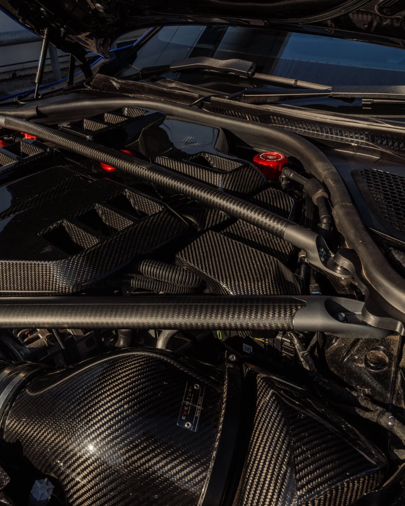 BMW G87 M2, G80 M3 & G82 M4 Pre-Preg Carbon Fibre ECU Battery Terminal Cover - Image 3