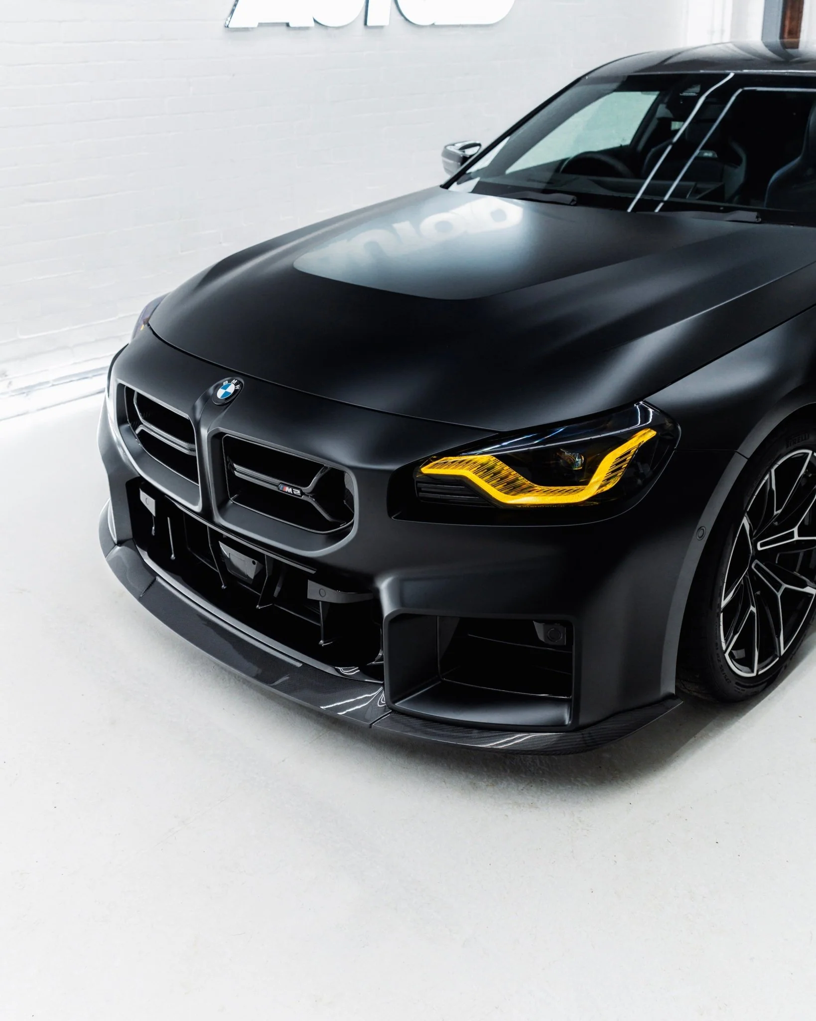 BMW G87 M2 TR87 Pre-preg Carbon Fibre Flat Front Splitter by TREVORA (2023+) - Image 12