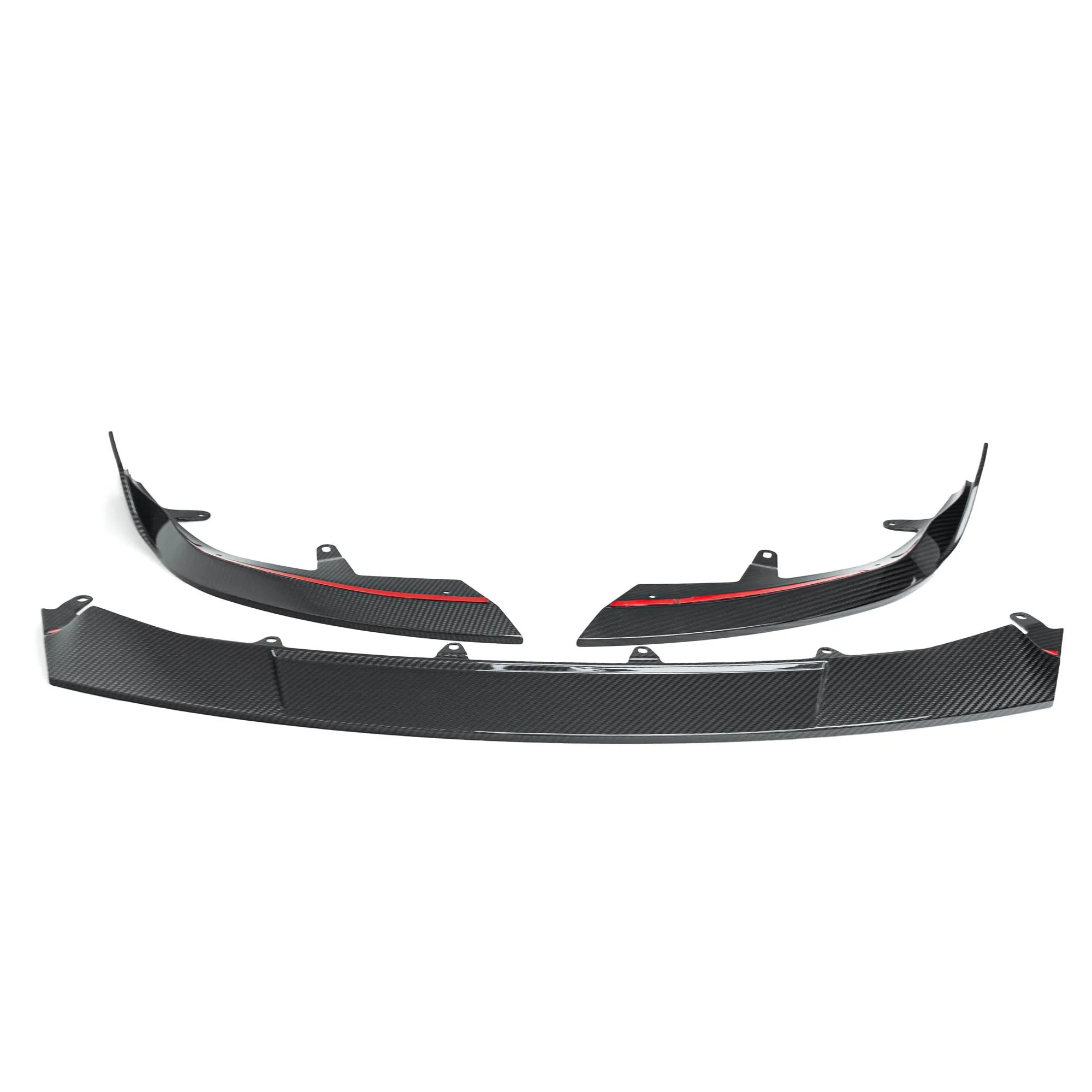 BMW G87 M2 TR87 Pre-preg Carbon Fibre Front Splitter with Winglets by TREVORA (2023+) - Image 10