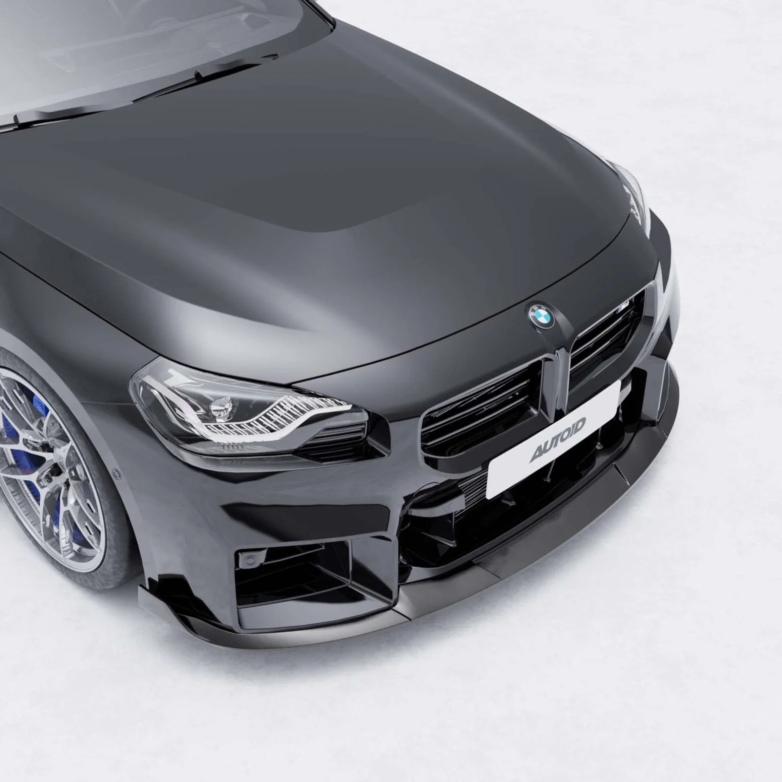 BMW G87 M2 TR87 Pre-preg Carbon Fibre Front Splitter with Winglets by TREVORA (2023+) - Image 18