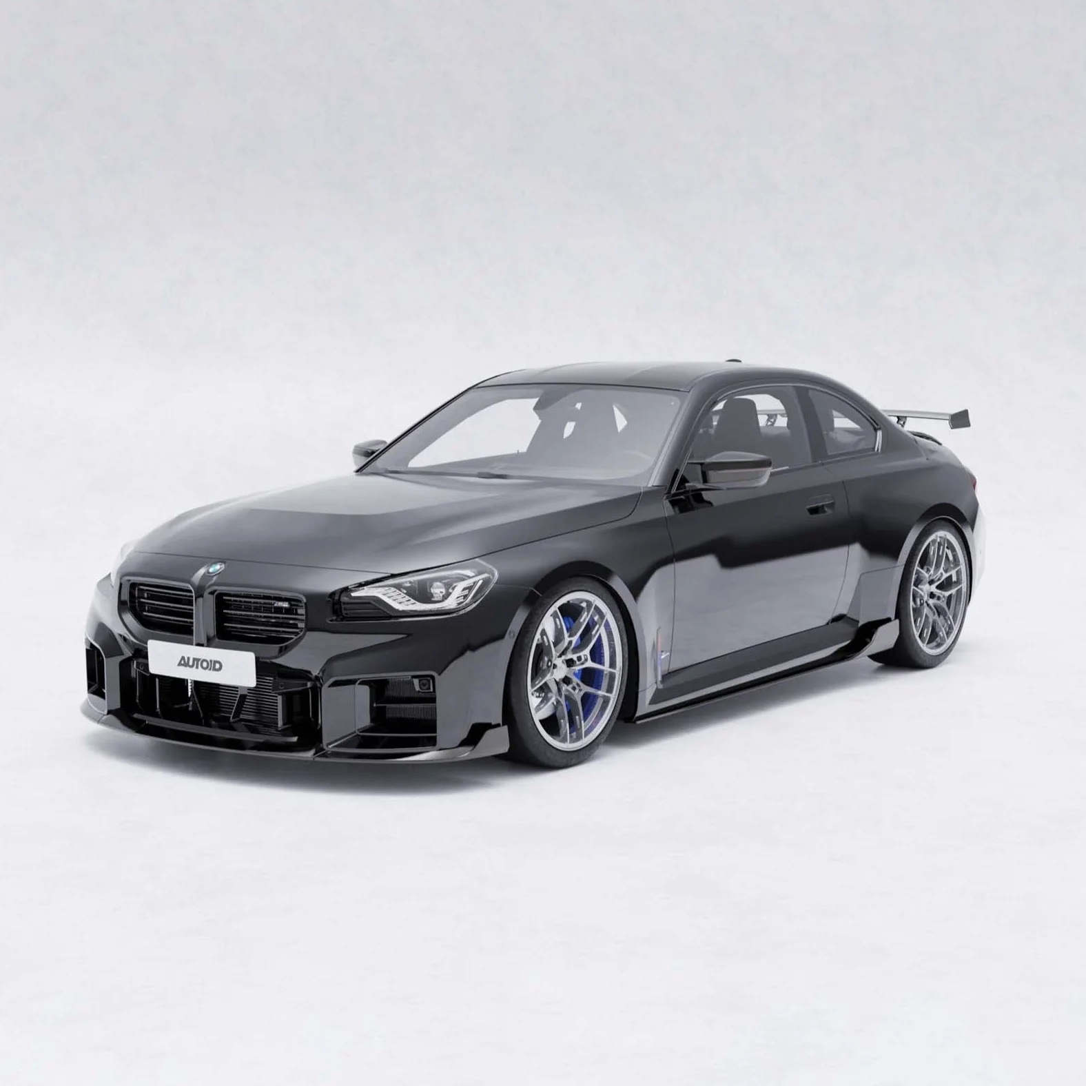 BMW G87 M2 TR87 Pre-preg Carbon Fibre Front Splitter with Winglets by TREVORA (2023+) - Image 19