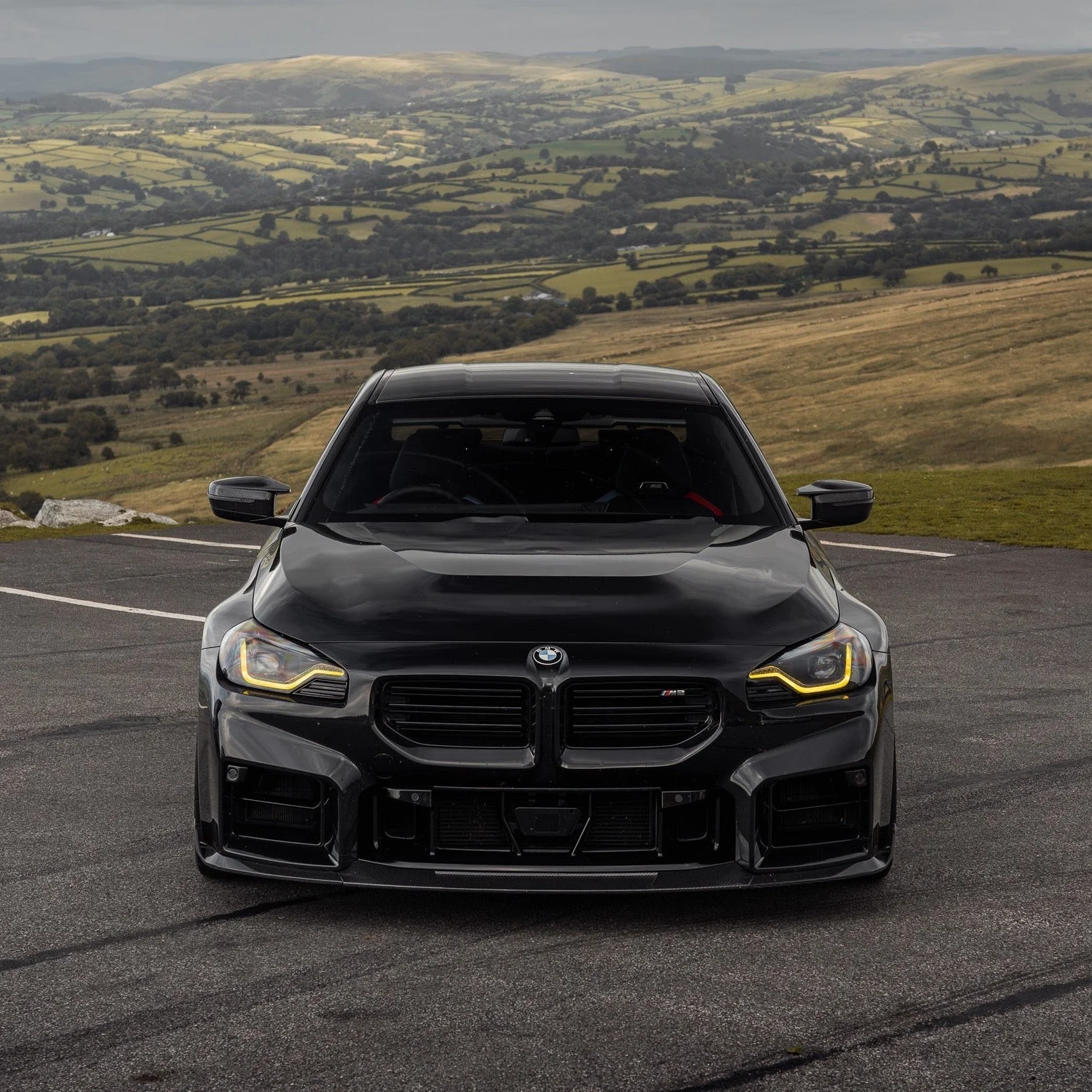 BMW G87 M2 TR87 Pre-preg Carbon Fibre Front Splitter with Winglets by TREVORA (2023+) - Image 3