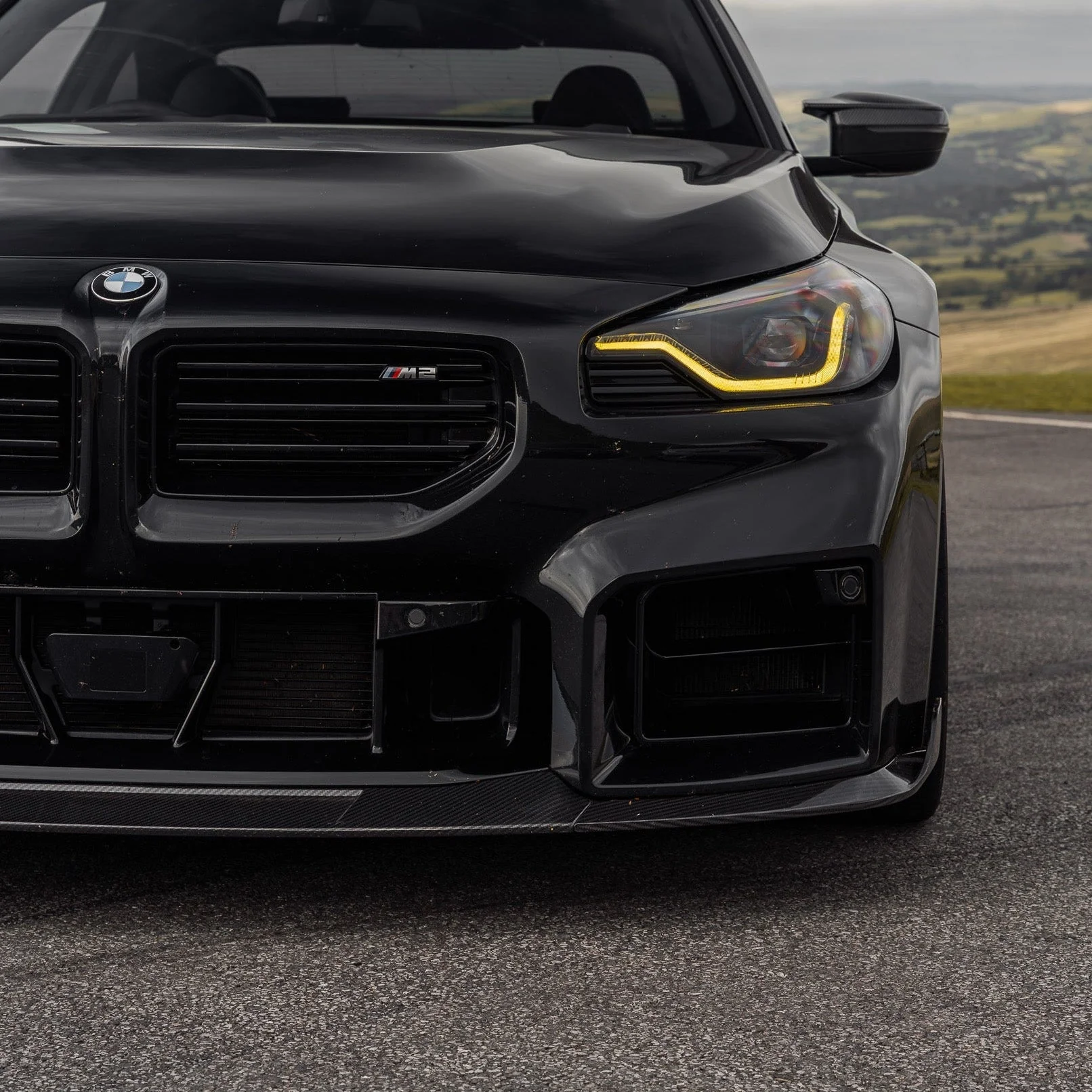 BMW G87 M2 TR87 Pre-preg Carbon Fibre Front Splitter with Winglets by TREVORA (2023+) - Image 6