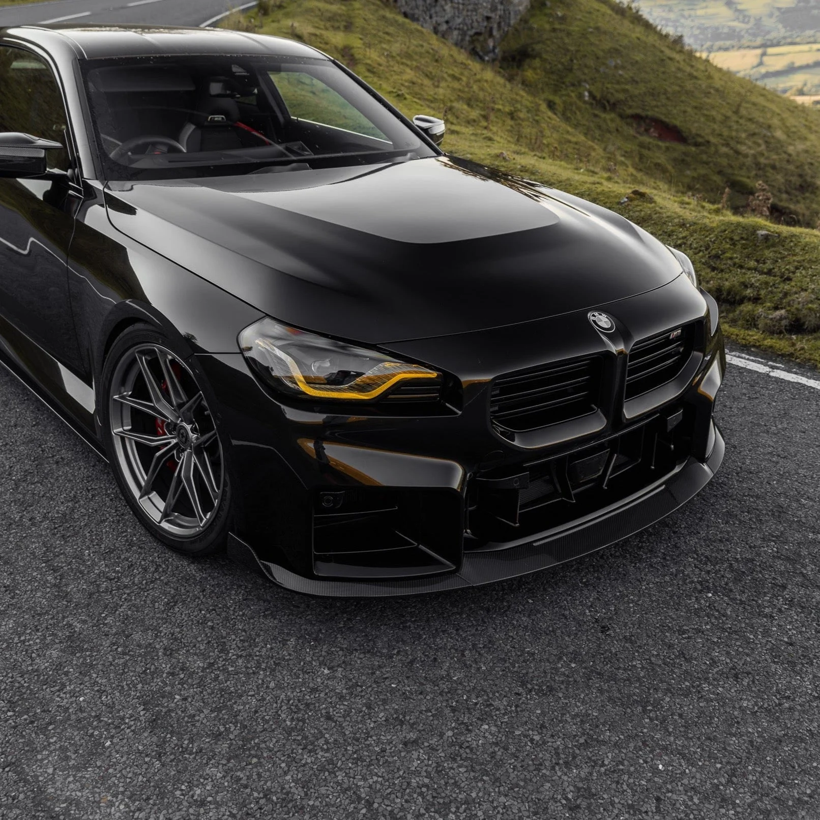 BMW G87 M2 TR87 Pre-preg Carbon Fibre Front Splitter with Winglets by TREVORA (2023+) - Image 7