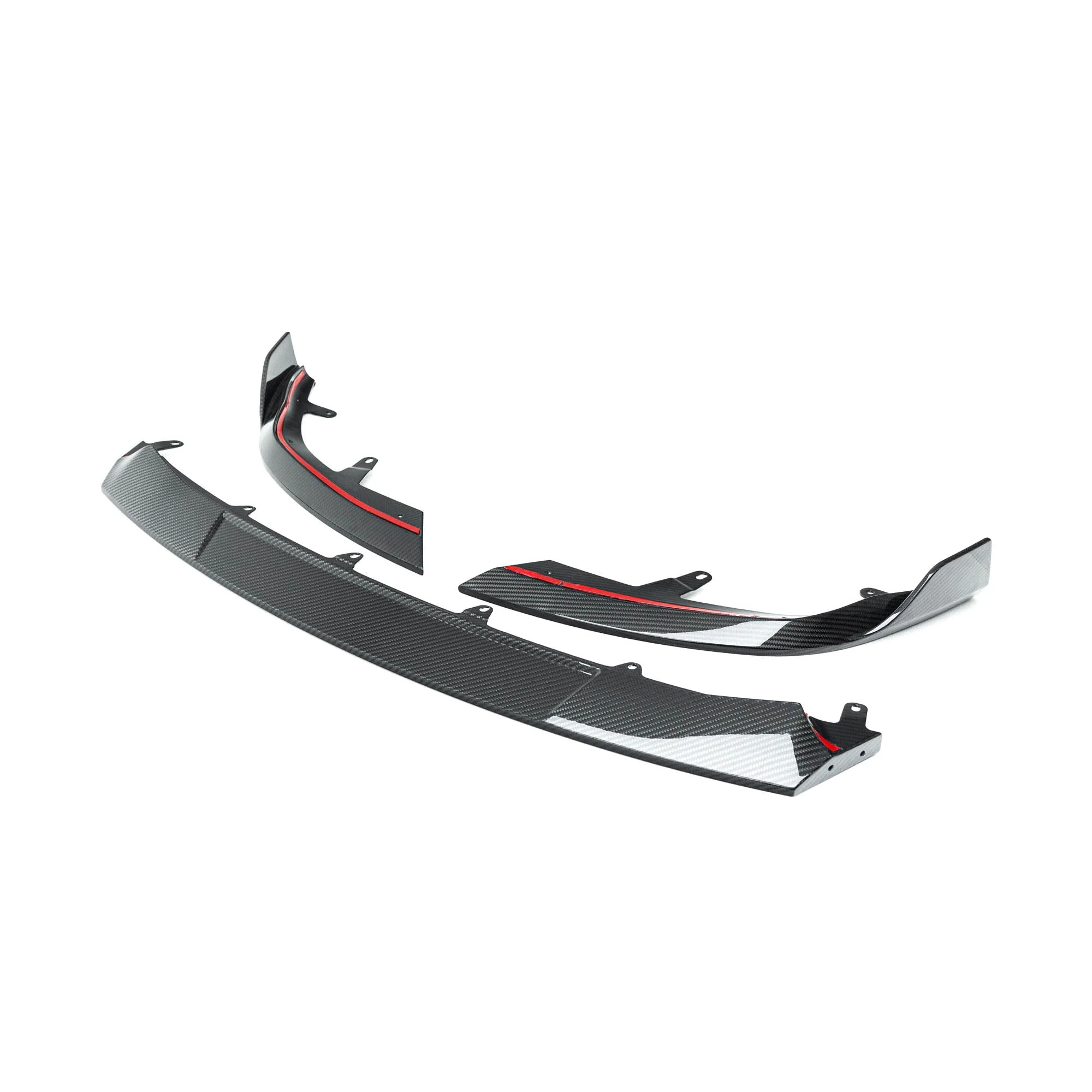 BMW G87 M2 TR87 Pre-preg Carbon Fibre Front Splitter with Winglets by TREVORA (2023+) - Image 9