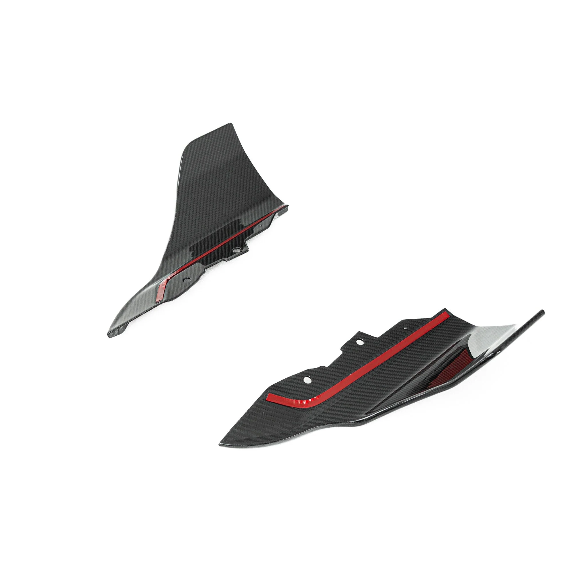 BMW G87 M2 TR87 Pre-preg Carbon Fibre Rear Bumper Winglets by TREVORA (2023+)
