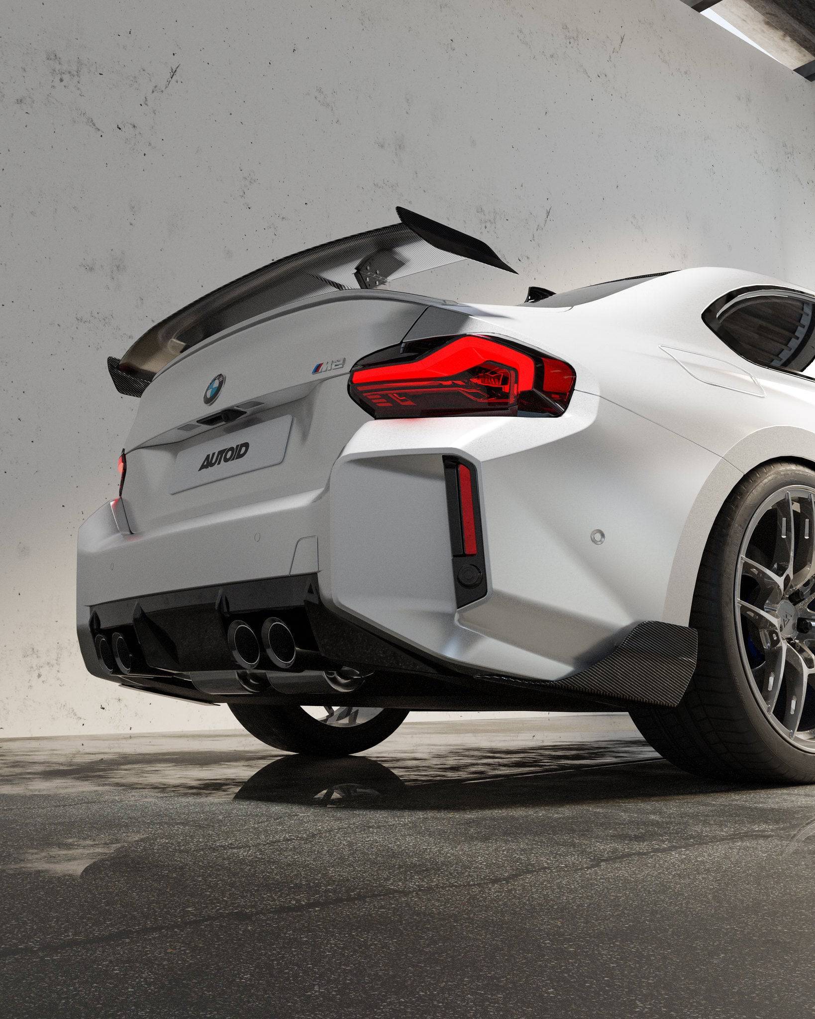 BMW G87 M2 TR87 Pre-preg Carbon Fibre Rear Bumper Winglets by TREVORA (2023+) - Image 21