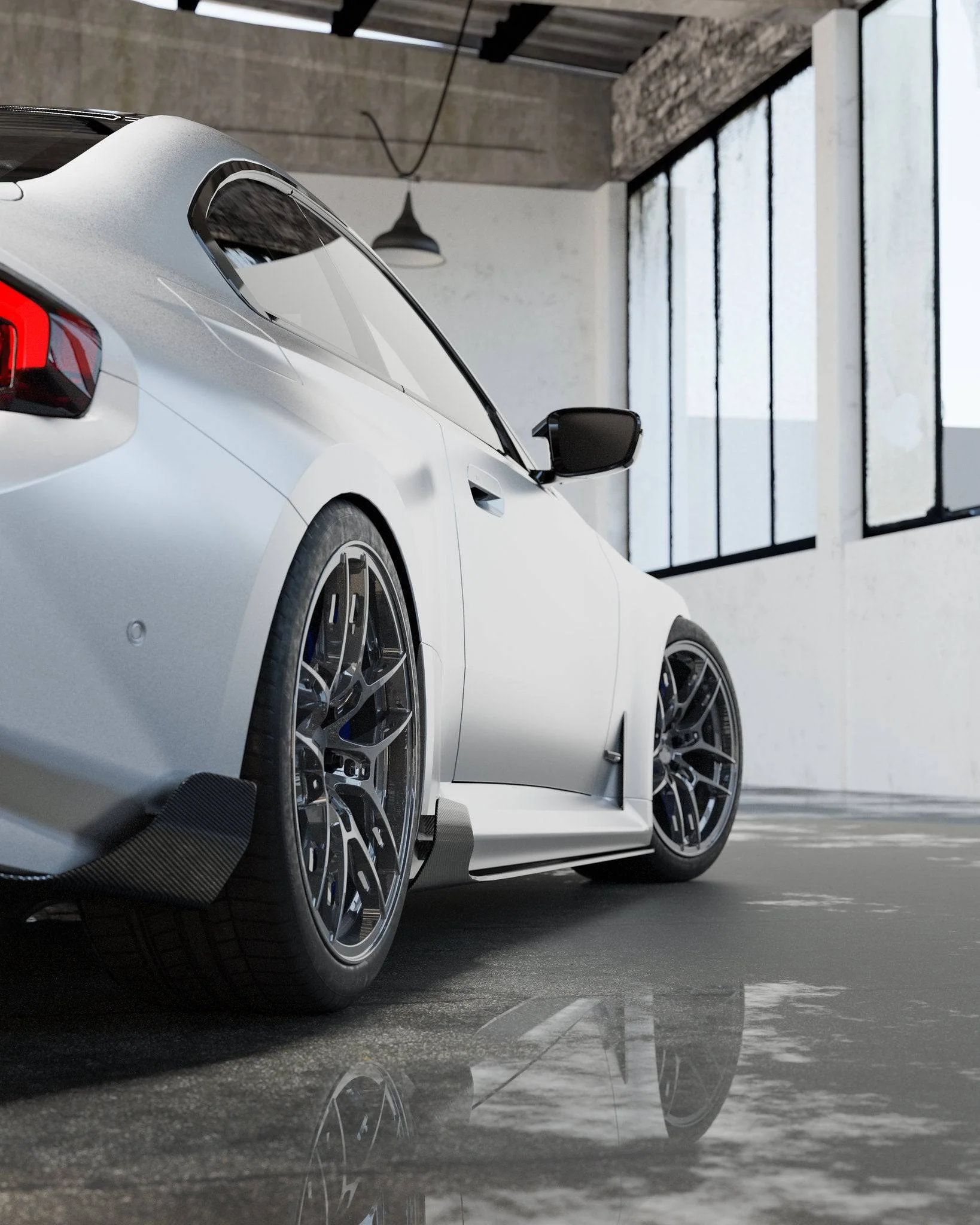 BMW G87 M2 TR87 Pre-preg Carbon Fibre Rear Bumper Winglets by TREVORA (2023+) - Image 22