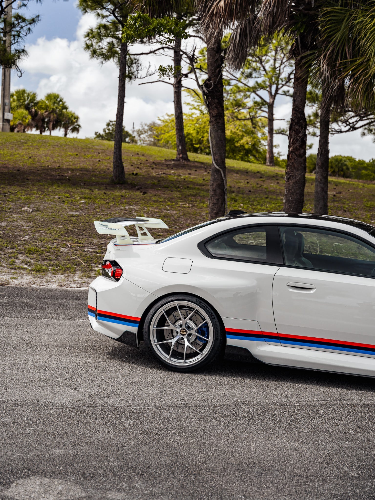 BMW G87 M2 TR87 Pre-preg Carbon Fibre Rear Bumper Winglets by TREVORA (2023+) - Image 4