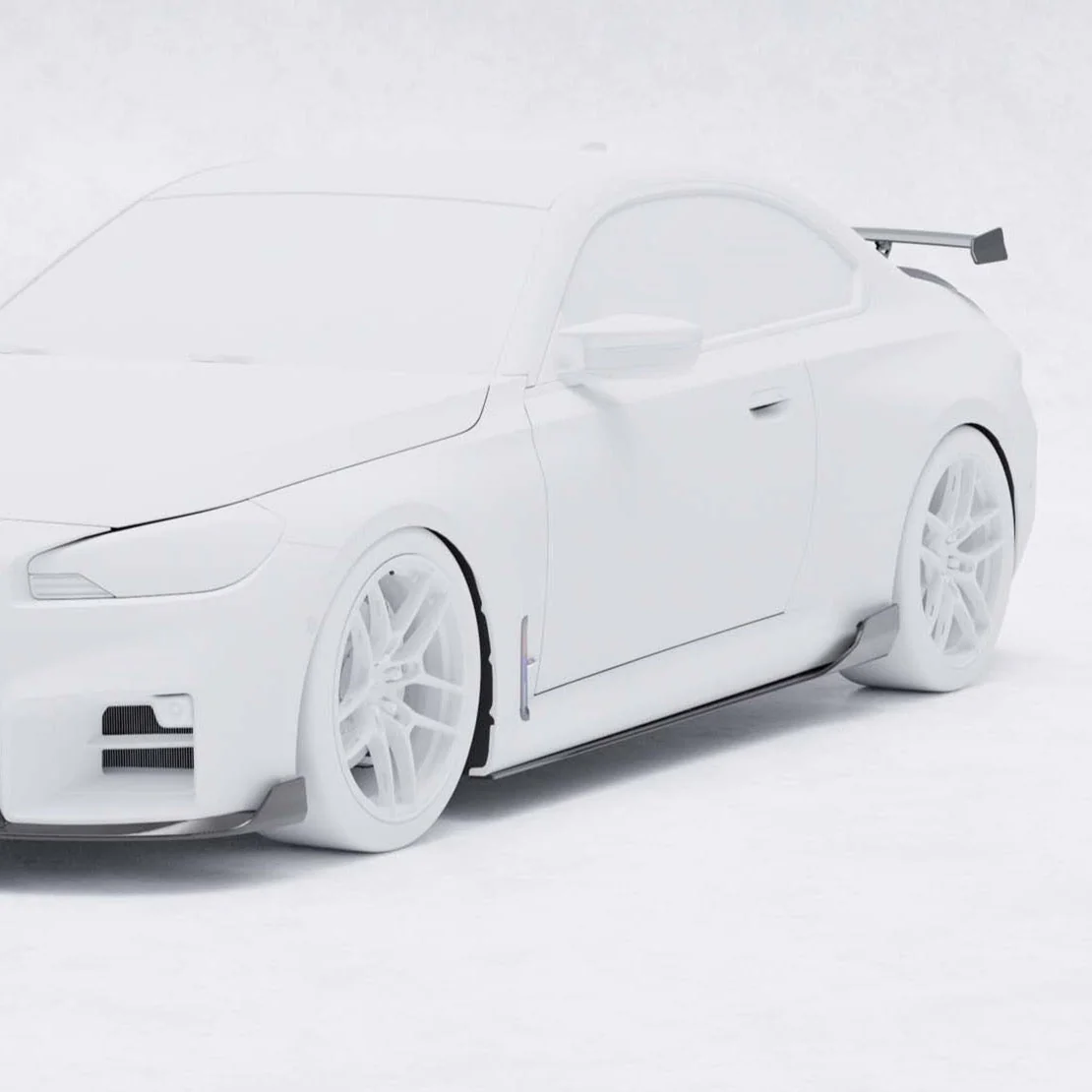 BMW G87 M2 TR87 Pre-preg Carbon Fibre Winged Side Skirts by TREVORA (2023+) - Image 22