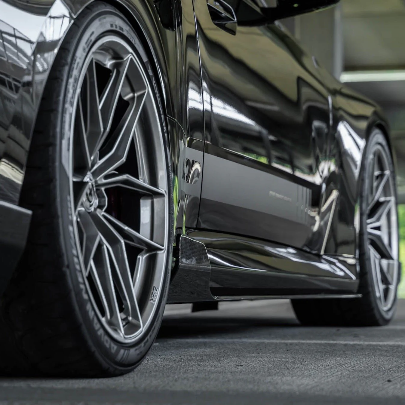 BMW G87 M2 TR87 Pre-preg Carbon Fibre Winged Side Skirts by TREVORA (2023+) - Image 9