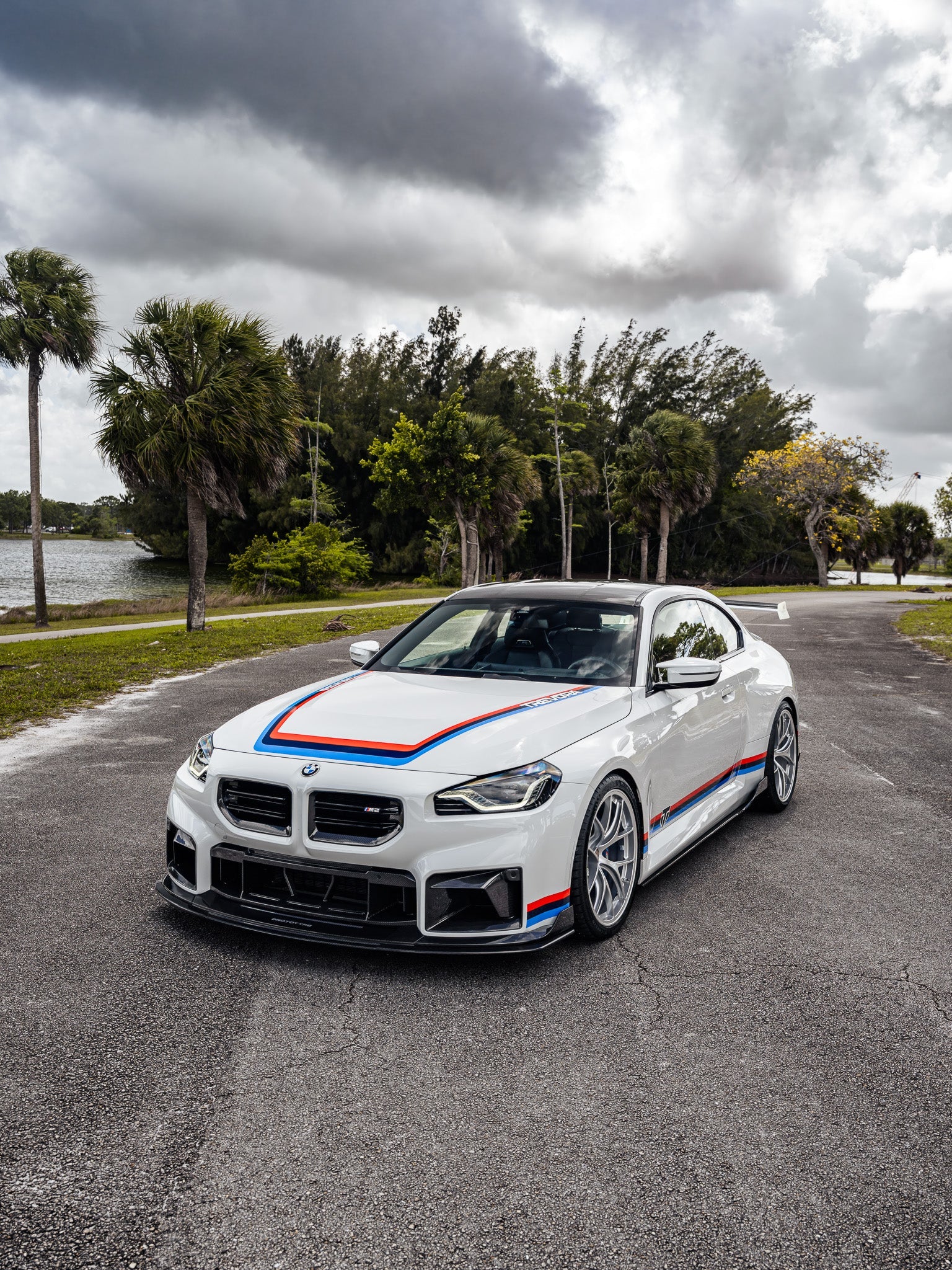 BMW G87 M2 TR87 Track Pre-Preg Carbon Fibre Front Splitter by TREVORA (2023+) - Image 20