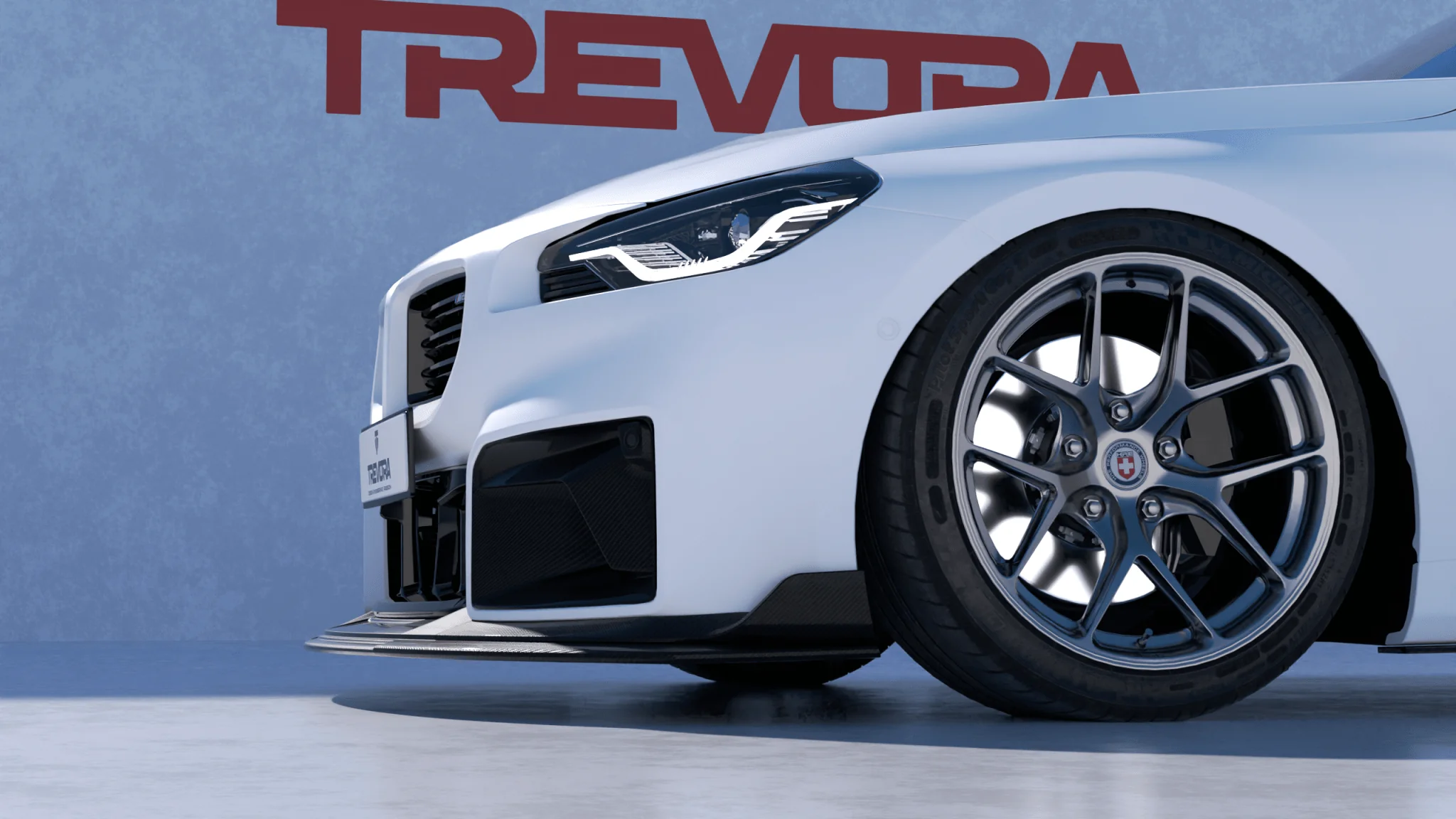 BMW G87 M2 TR87 Track Pack Front Splitter & Rear Wing by TREVORA (2023+) - Image 19