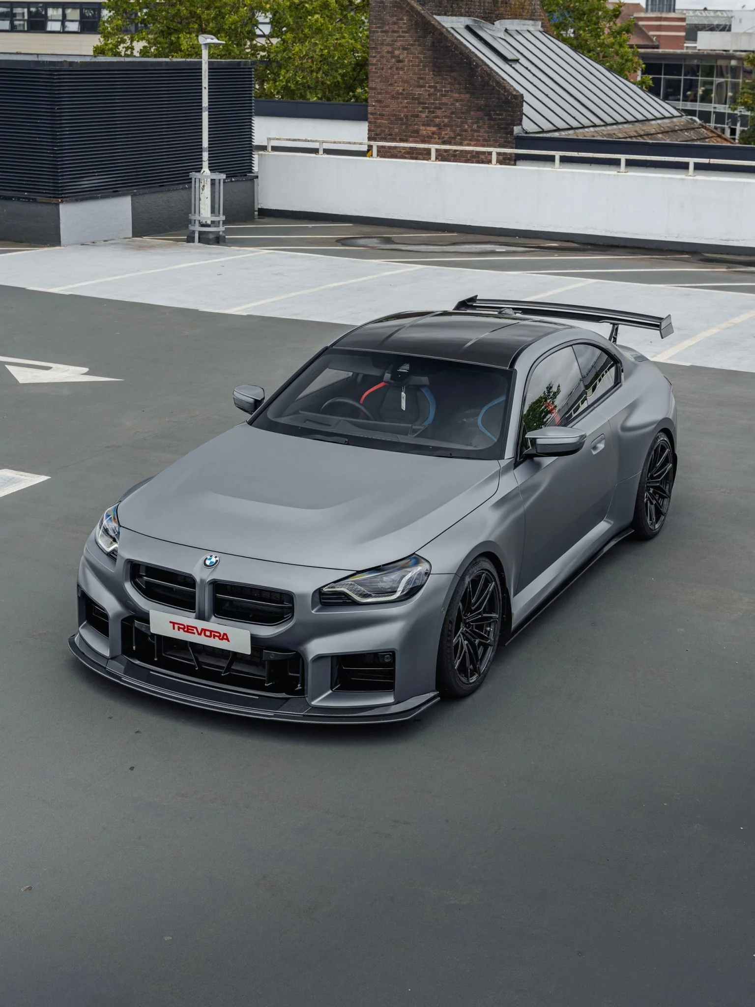 BMW G87 M2 TR87 Track Pack Front Splitter & Rear Wing by TREVORA (2023+) - Image 2