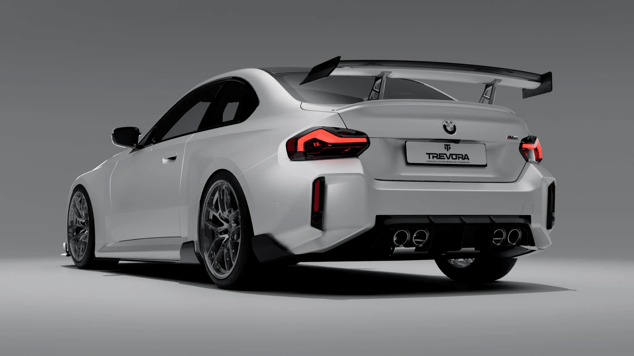 BMW G87 M2 TR87 Track Pack Front Splitter & Rear Wing by TREVORA (2023+) - Image 21