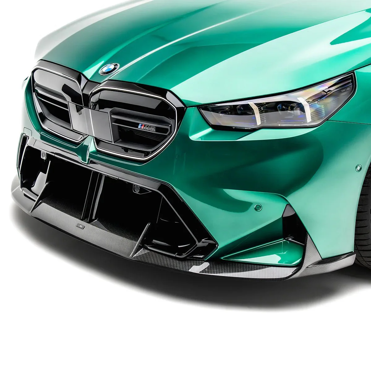 BMW G90 G99 M5 Carbon Fibre Front Splitter by ADRO - Image 3