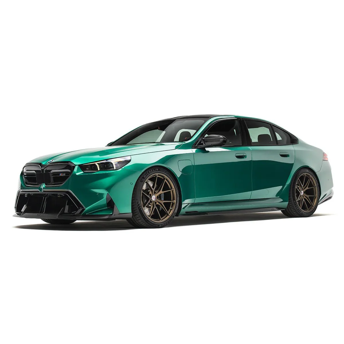 BMW G90 G99 M5 Carbon Fibre Front Splitter by ADRO - Image 5