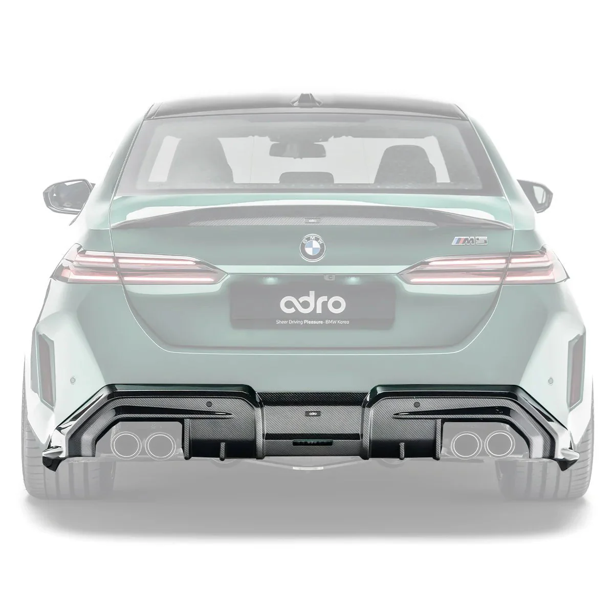 BMW G90 G99 M5 Carbon Fibre Rear Diffuser by ADRO