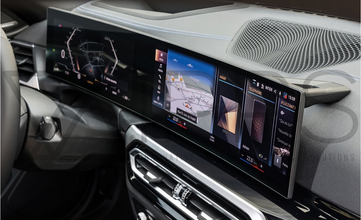BMW iDrive 8 & iDrive 9 Instrument Cluster & Navigation Screen PPF (2022+) - Image 6