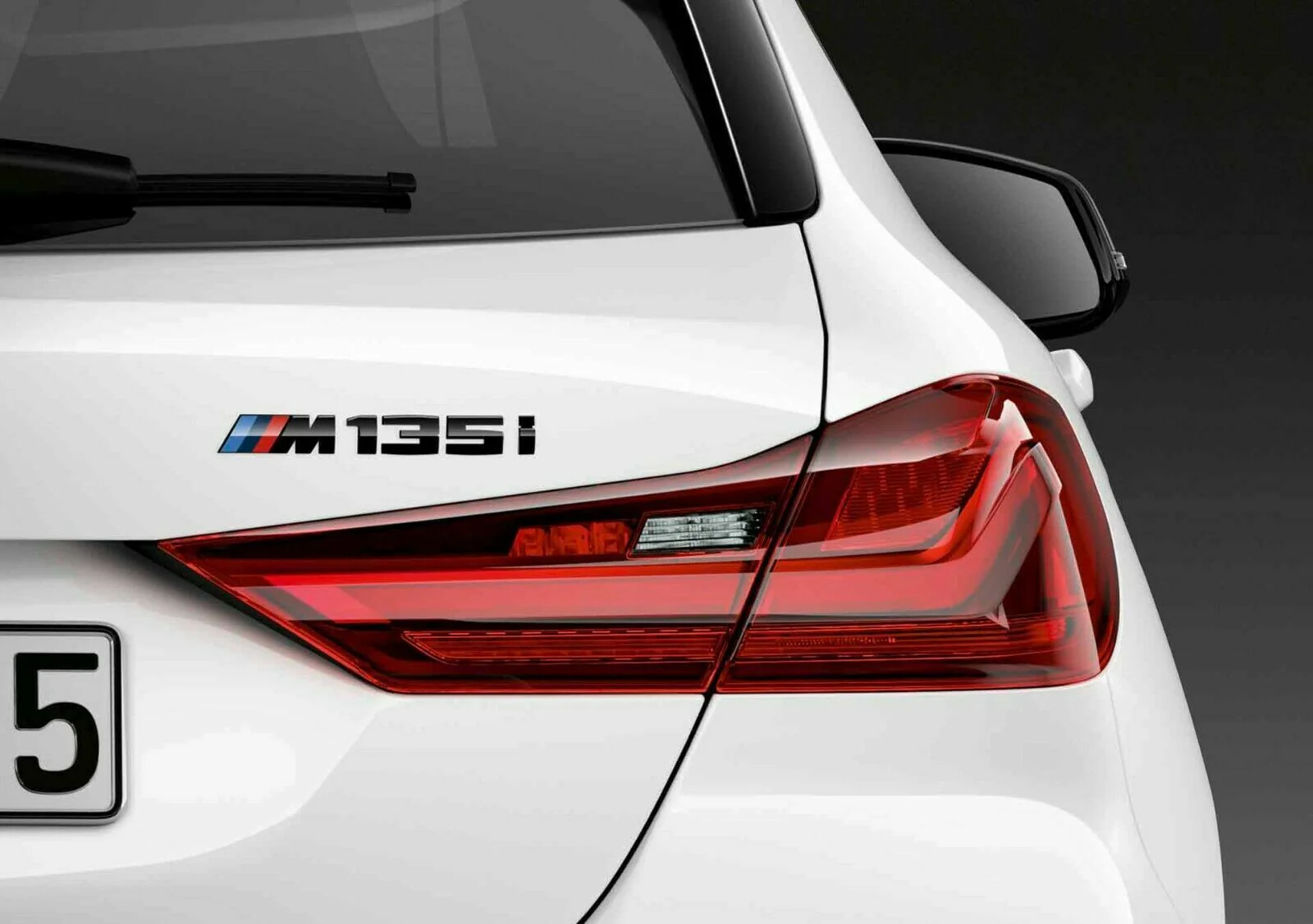 BMW M135i Genuine M Performance Black High Gloss Model Badge - Image 5
