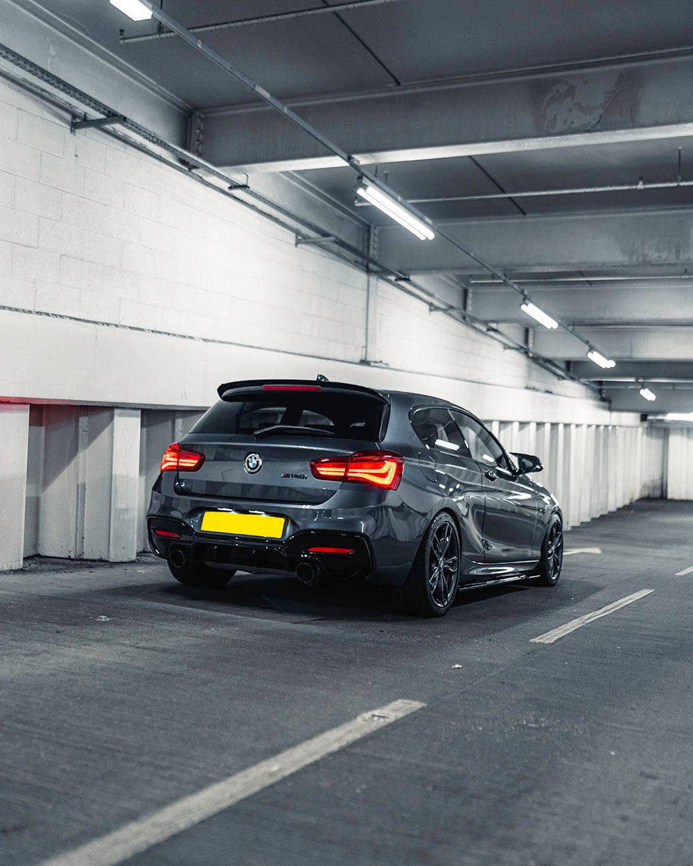 BMW M135i & M140i F20 F21 LCI EVO-1 Gloss Black Rear Diffuser by ZAERO (2015-2019) - Image 3