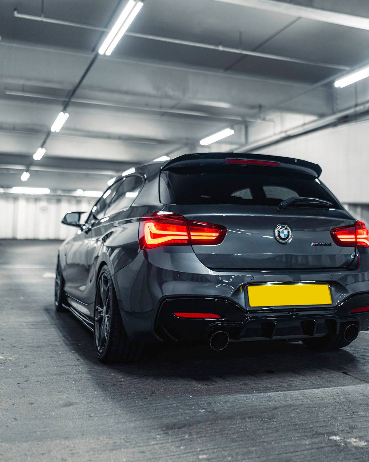 BMW M135i & M140i F20 F21 LCI EVO-1 Gloss Black Rear Diffuser by ZAERO (2015-2019) - Image 4