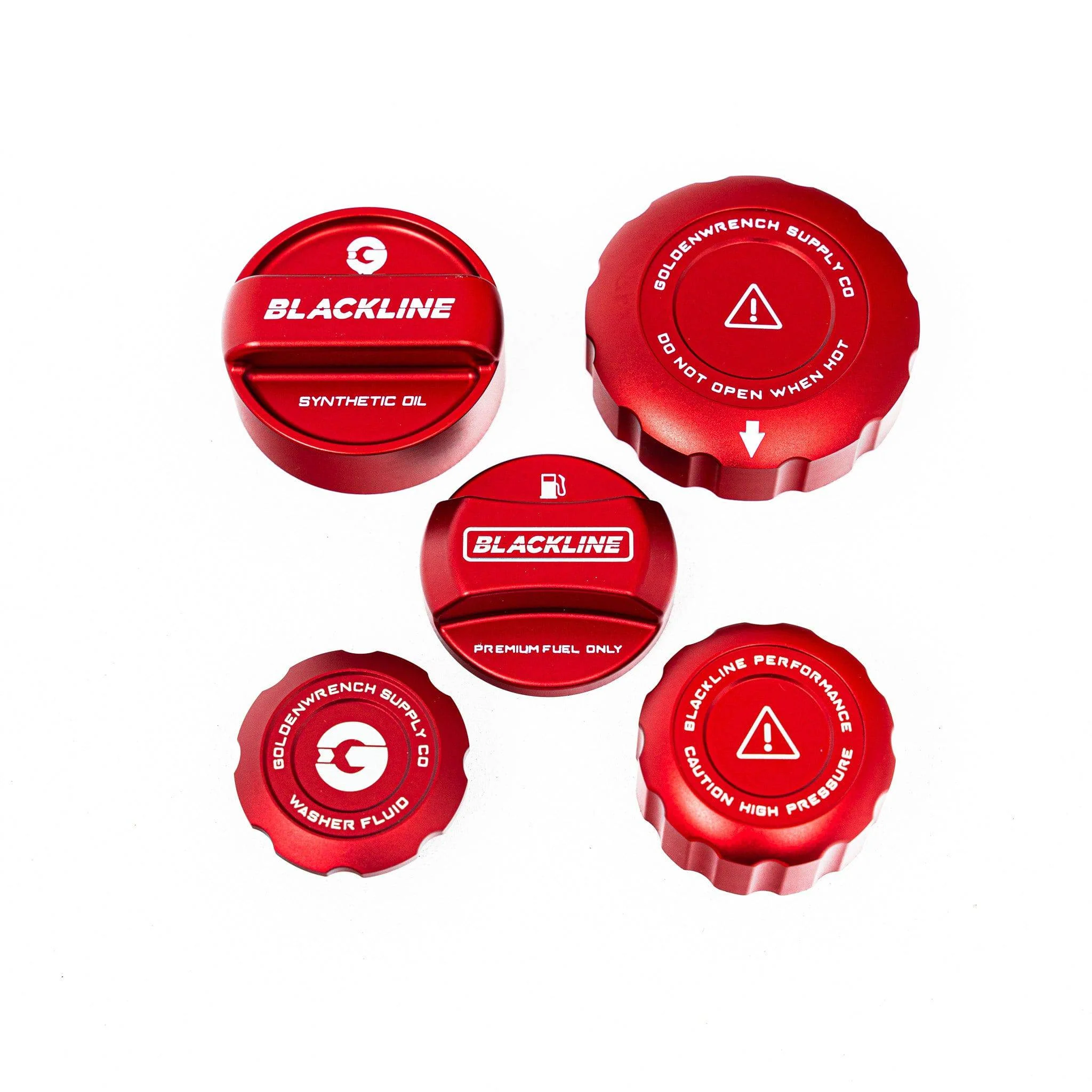 BMW M2 Competition F87, M3 F80 & M4 F82 Engine & Fuel Cap Set by Goldenwrench - Image 8
