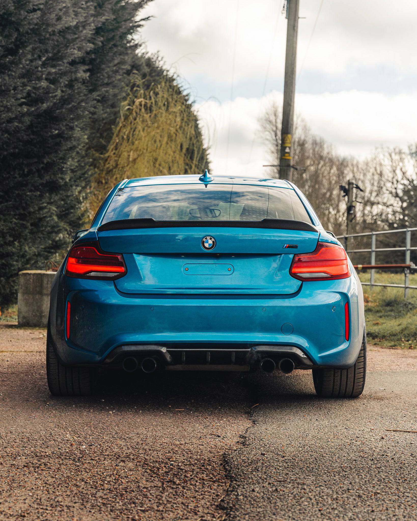 BMW M2 F87 & 2 Series F22 Pre-preg Carbon Fibre CS Rear Spoiler Pro by FORM (2014-2021) - Image 4