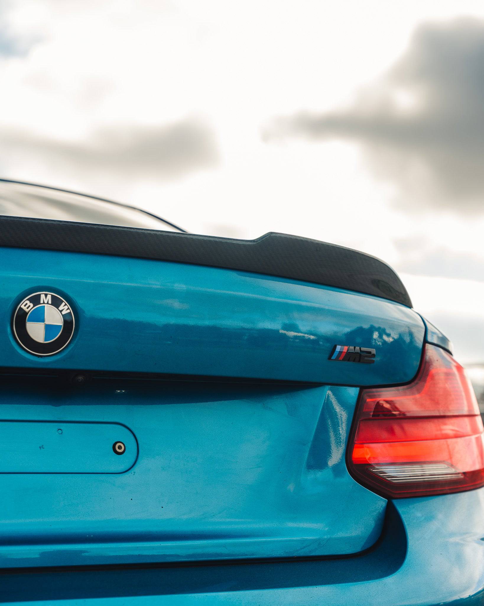 BMW M2 F87 & 2 Series F22 Pre-preg Carbon Fibre CS Rear Spoiler Pro by FORM (2014-2021) - Image 5