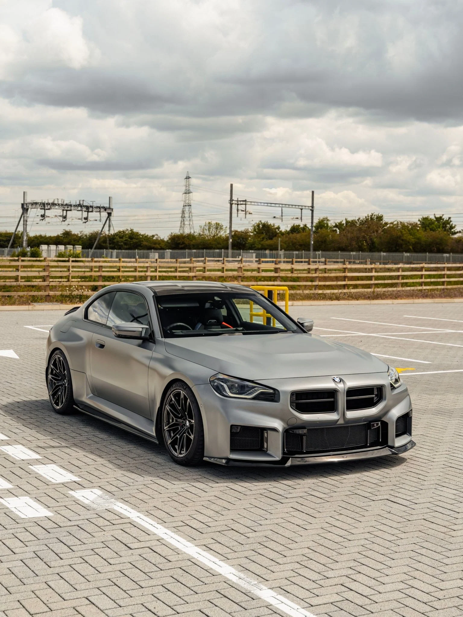 BMW M2 G87 Black Side Grille Inlets Metal Mesh Protector Kit by Zunsport (2023+) - Image 5