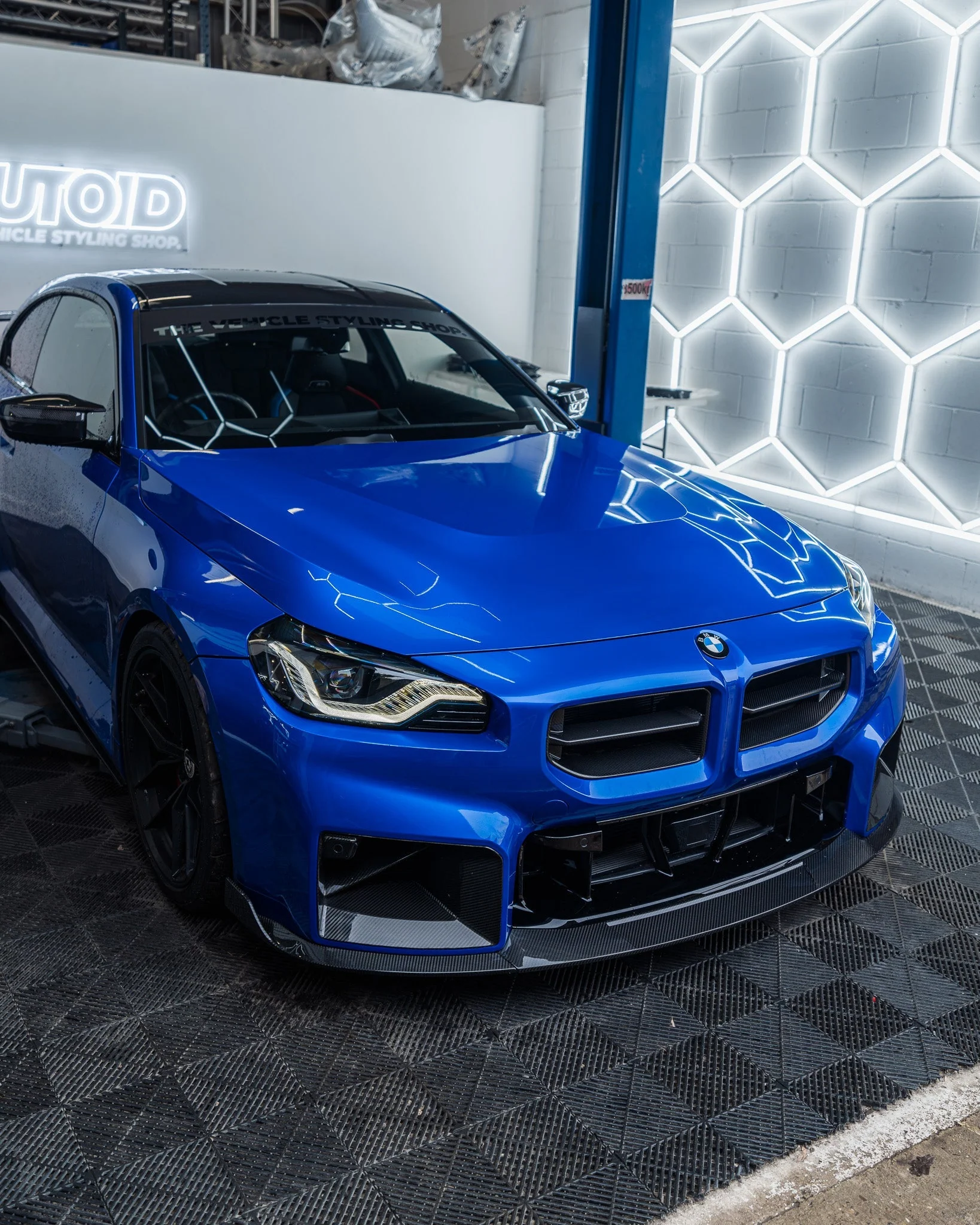 BMW M2 G87 Carbon Fibre Front Grille "Niere" by Alpha-N (2023+) - Image 6