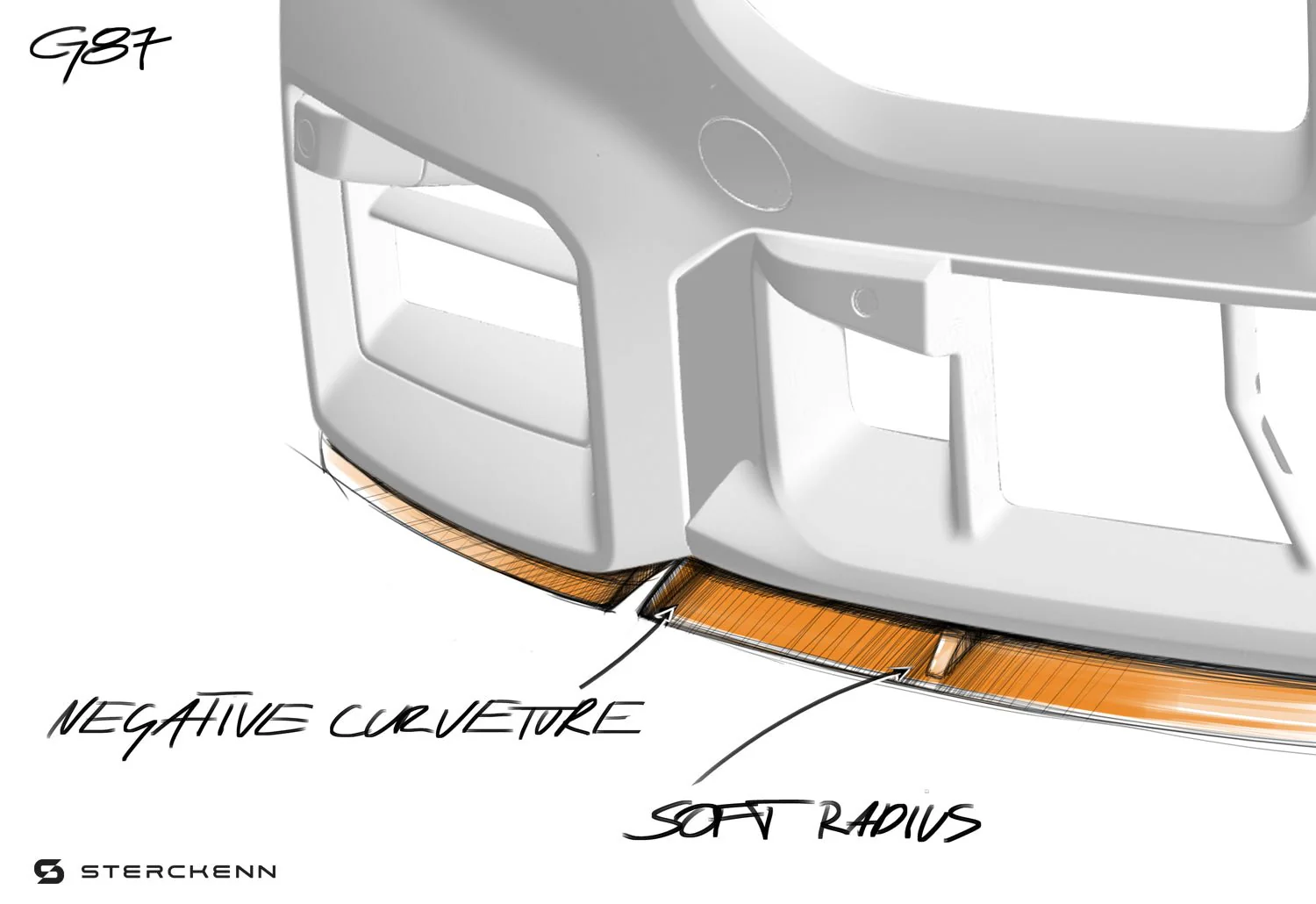 BMW M2 G87 Carbon Fibre Front Lip by Sterckenn (2023+) - Image 31