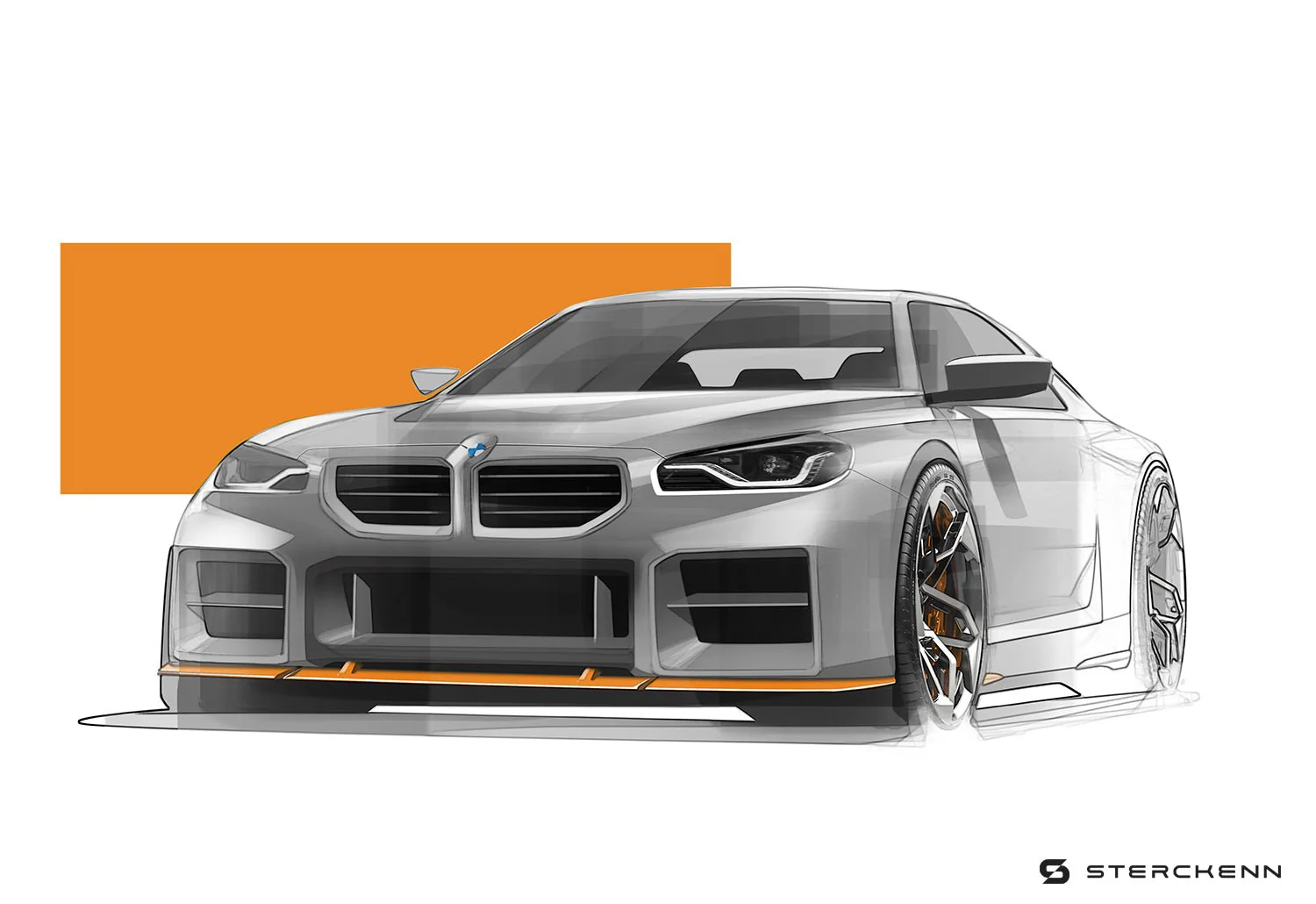 BMW M2 G87 Carbon Fibre Front Lip by Sterckenn (2023+) - Image 32