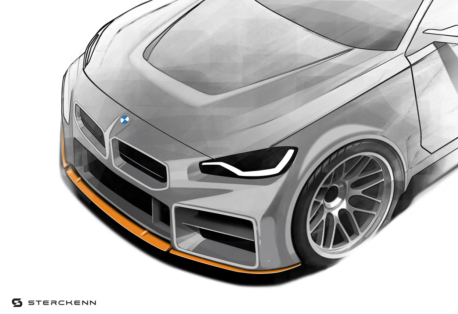 BMW M2 G87 Carbon Fibre Front Lip by Sterckenn (2023+) - Image 34