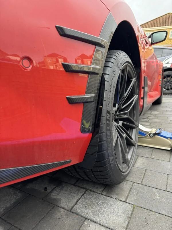 BMW M2 G87 Carbon Fibre Front & Rear Arch Guard Set by AP (2023+) - Image 3