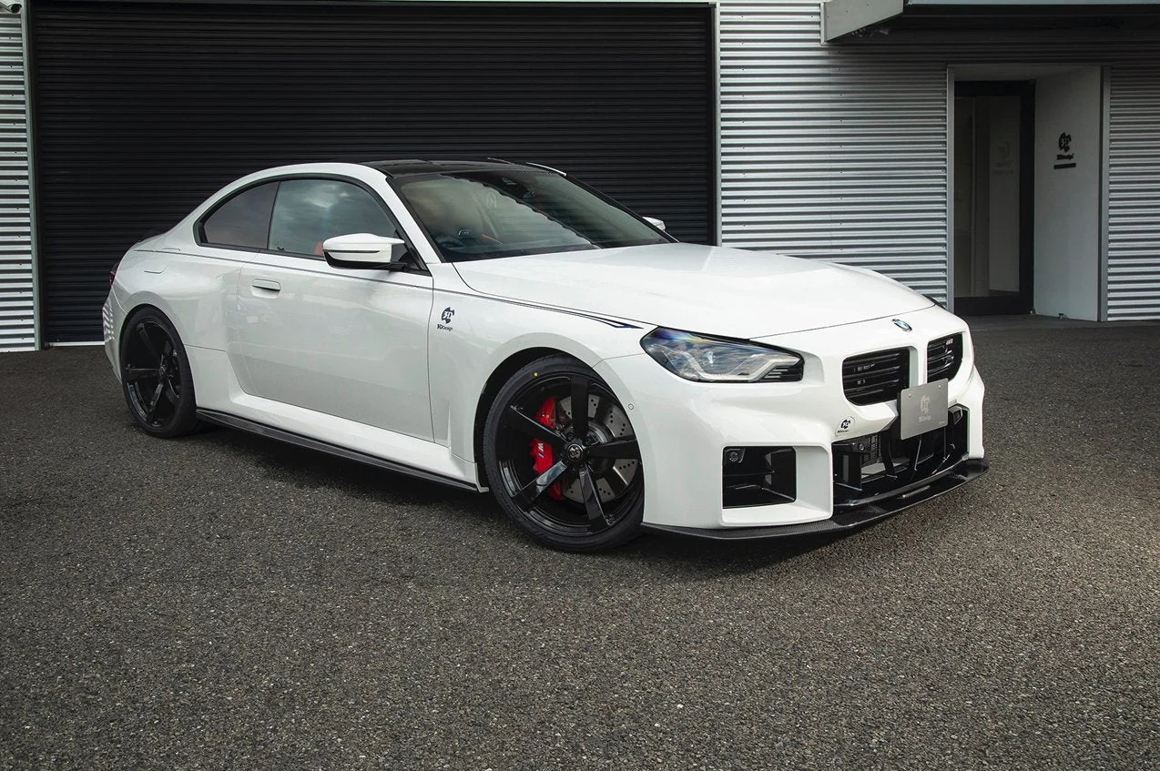 BMW M2 G87 Carbon Fibre Front Splitter by 3D Design (2023+) - Image 2