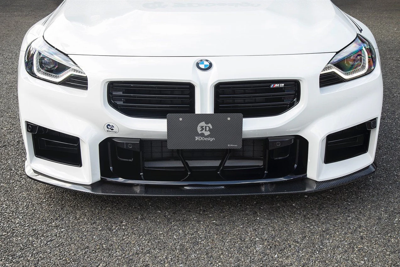 BMW M2 G87 Carbon Fibre Front Splitter by 3D Design (2023+) - Image 4