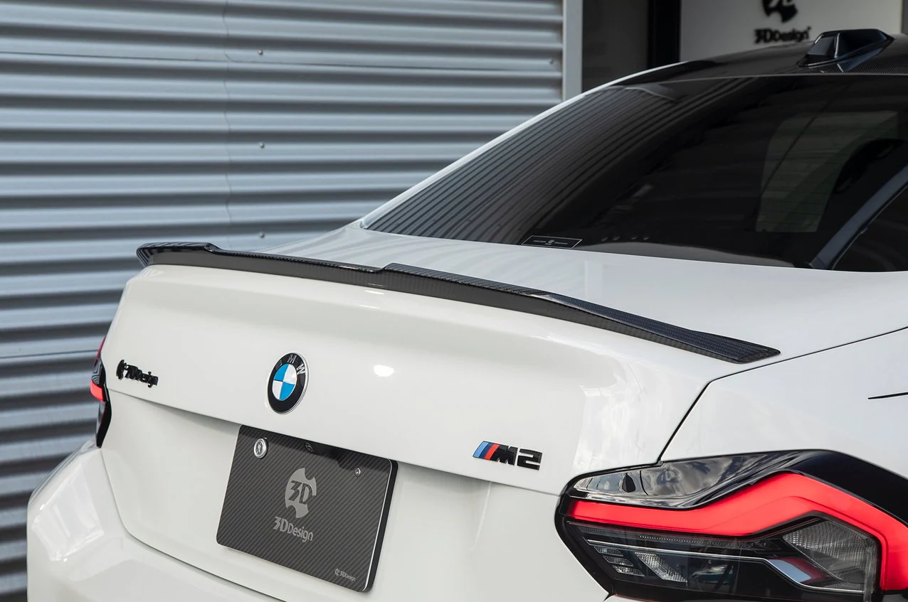 BMW M2 G87 Carbon Fibre Rear Spoiler by 3D Design (2023+) - Image 3