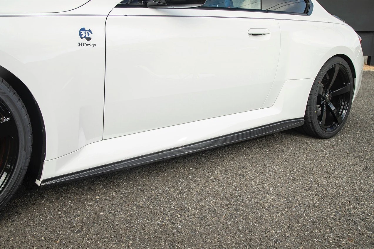BMW M2 G87 Carbon Fibre Side Skirts by 3D Design (2023+) - Image 3