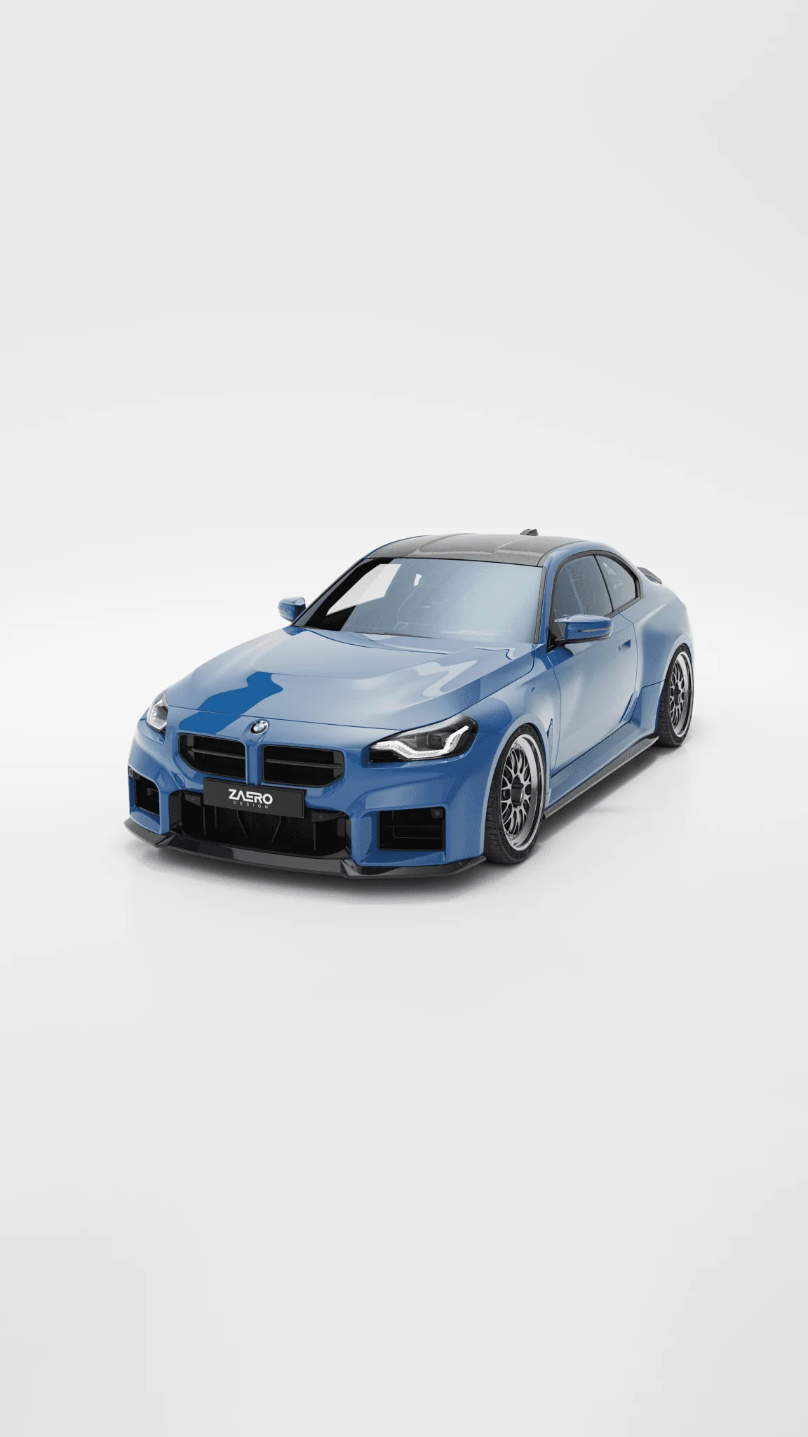 BMW M2 G87 EVO-S Gloss Black Front Lip by ZAERO (2023+) - Image 22