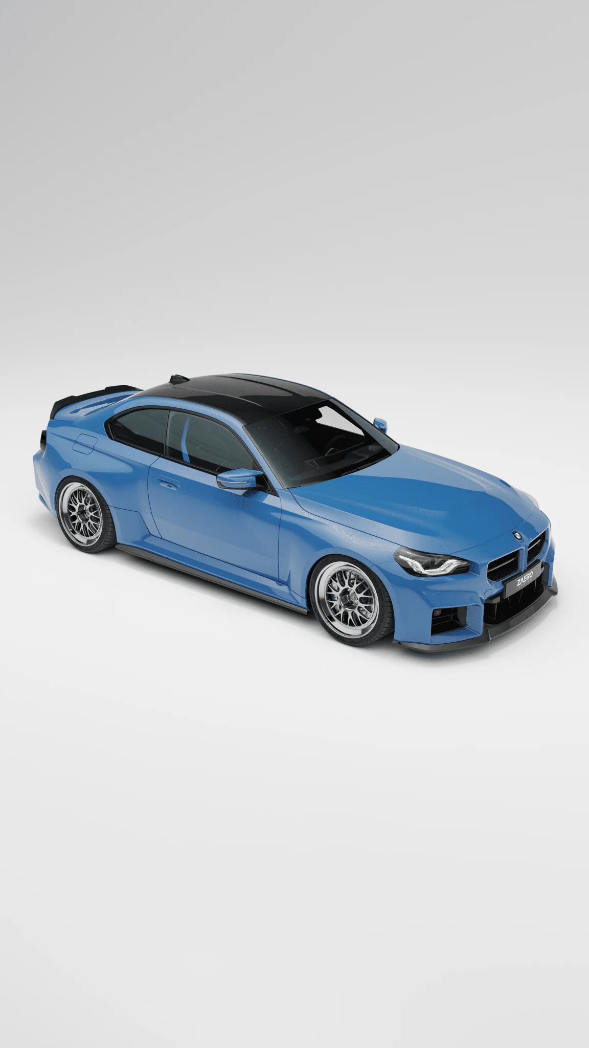 BMW M2 G87 EVO-S Gloss Black Front Lip by ZAERO (2023+) - Image 24