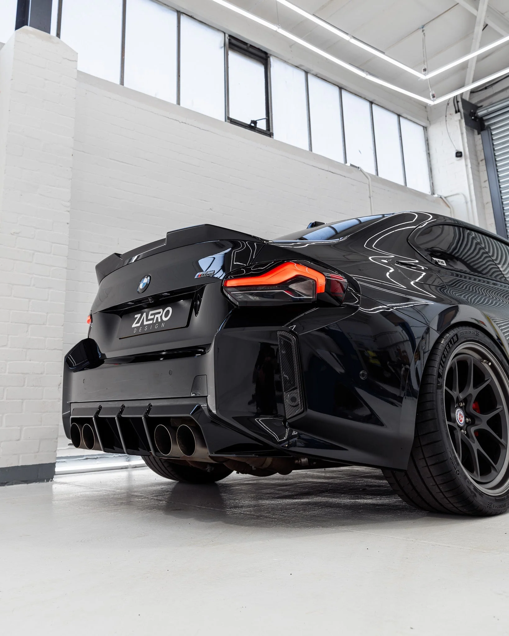BMW M2 G87 EVO-S Gloss Black Rear Diffuser by ZAERO (2023+) - Image 6