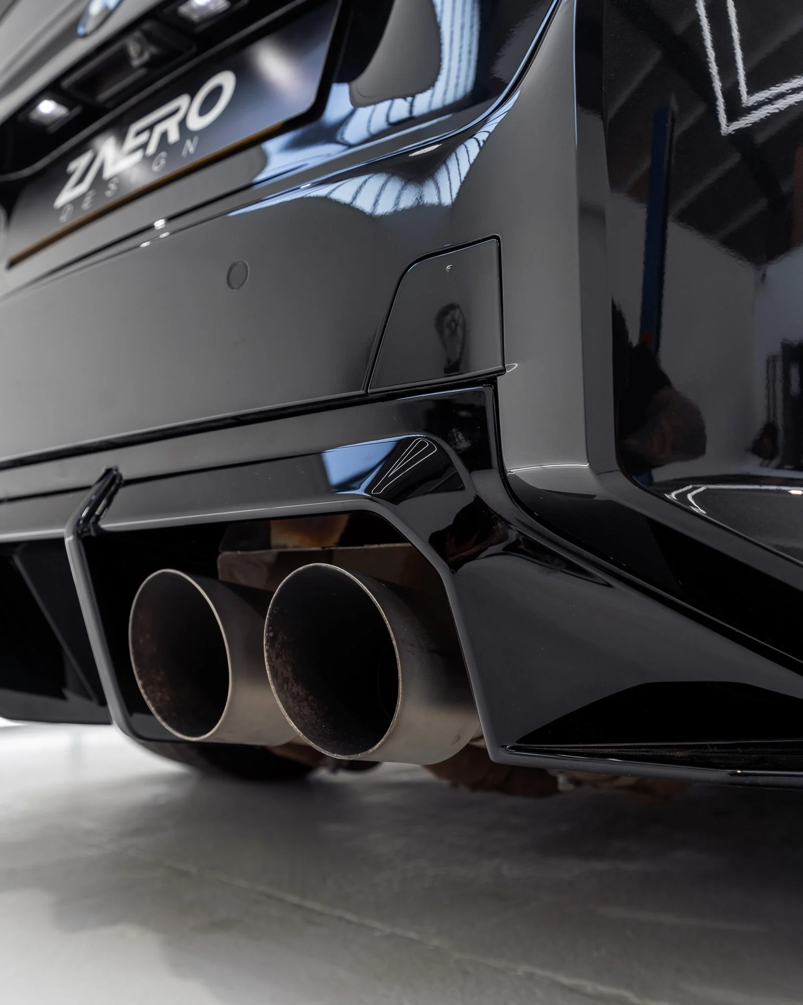 BMW M2 G87 EVO-S Gloss Black Rear Diffuser by ZAERO (2023+) - Image 8