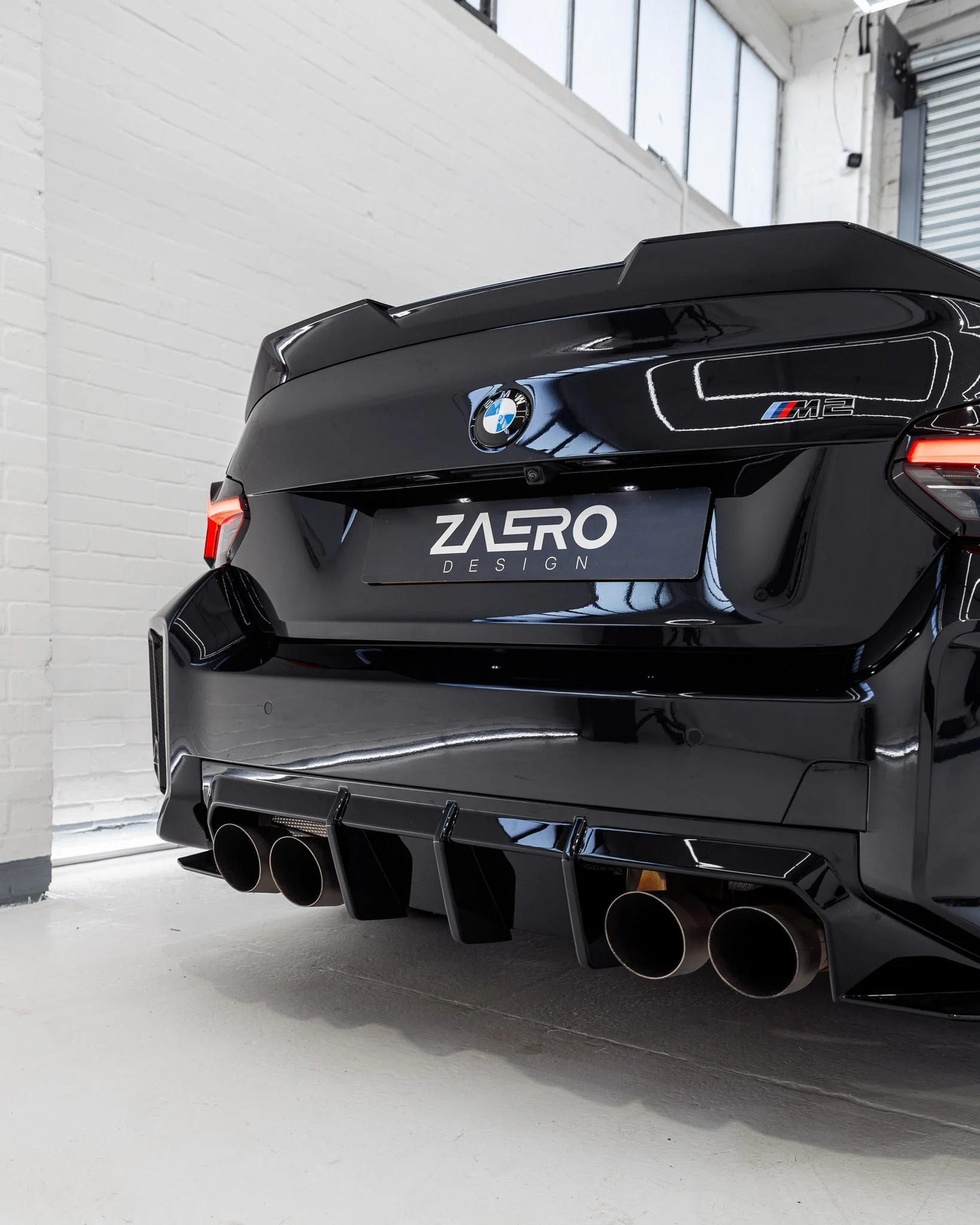 BMW M2 G87 EVO-S Gloss Black Rear Diffuser by ZAERO (2023+) - Image 9