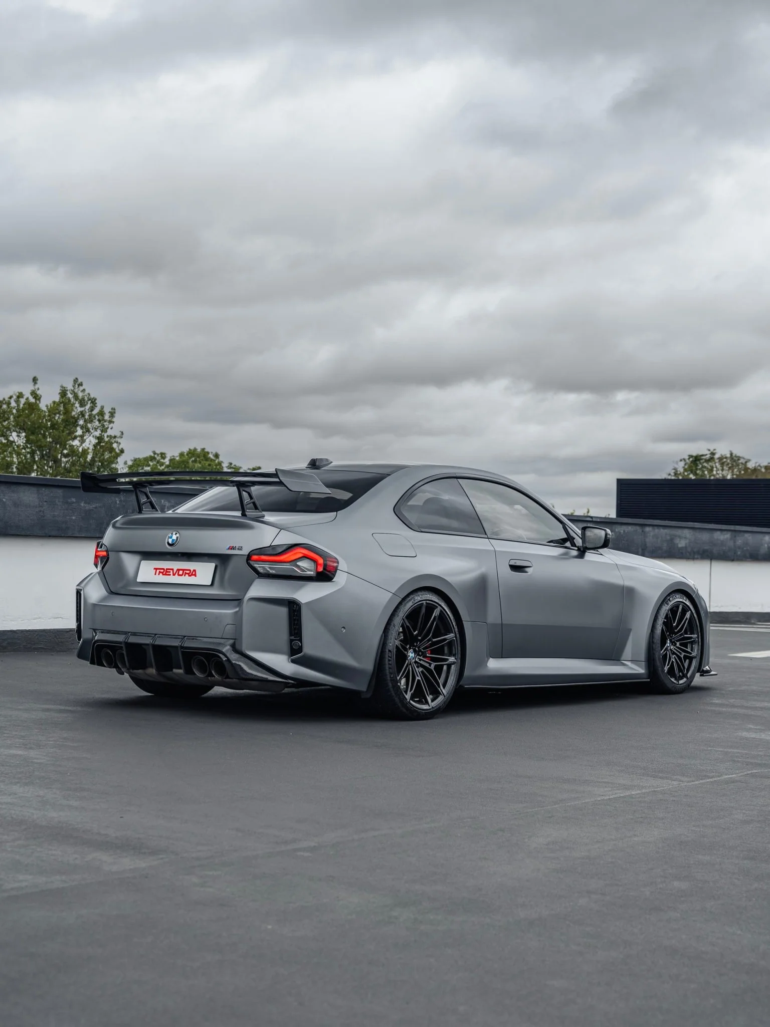 BMW G87 M2 TR87 Track Pre-Preg Carbon Fibre Rear Wing by TREVORA (2022+) - Image 2