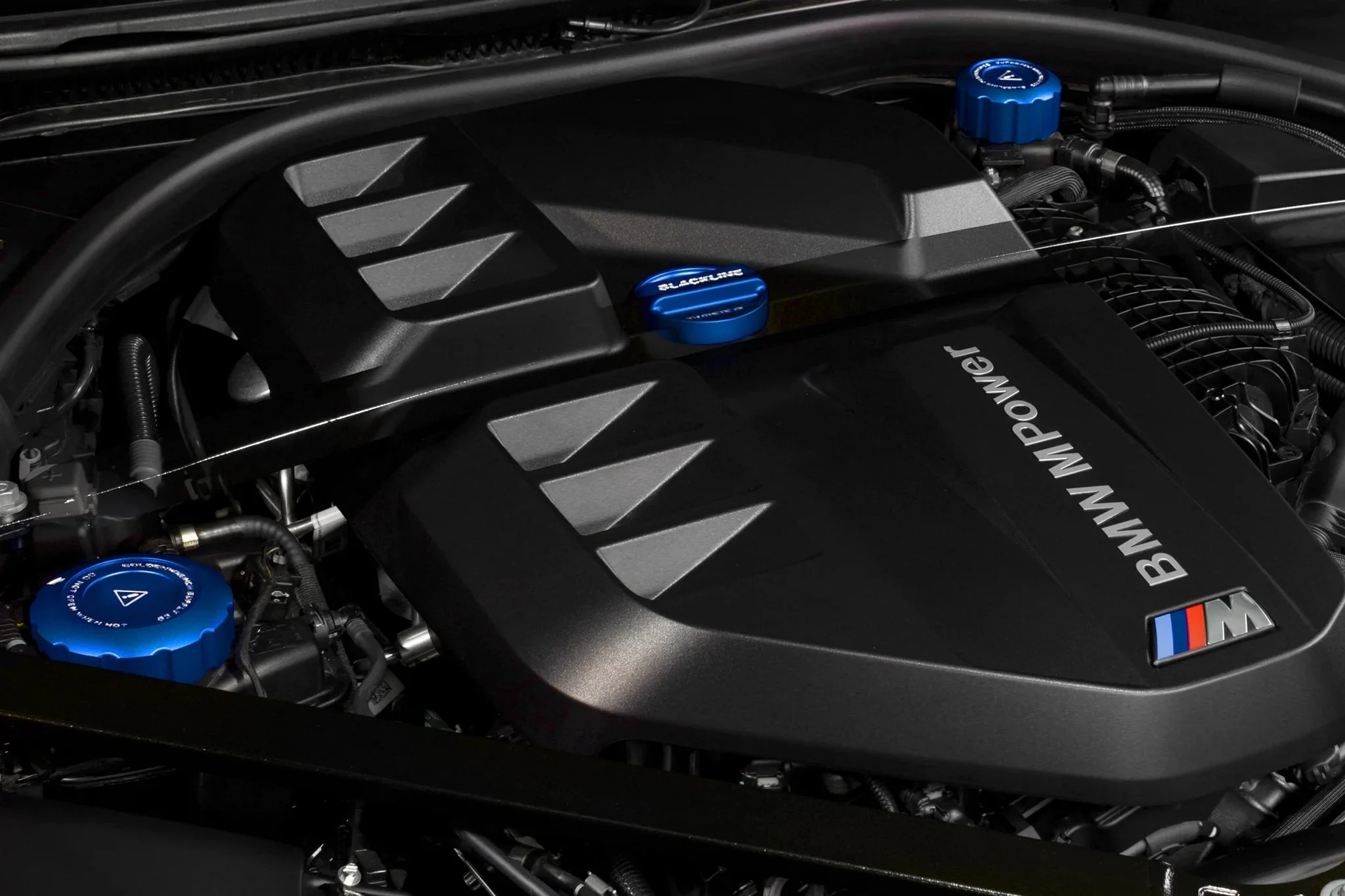 BMW M2 G87, M3 G80, M4 G82, X3M, X4M F9X Engine Bay Cap Set by Goldenwrench - Image 3