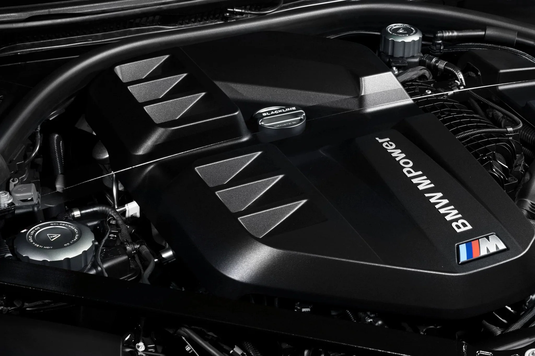 BMW M2 G87, M3 G80, M4 G82, X3M, X4M F9X Engine Bay Cap Set by Goldenwrench - Image 7
