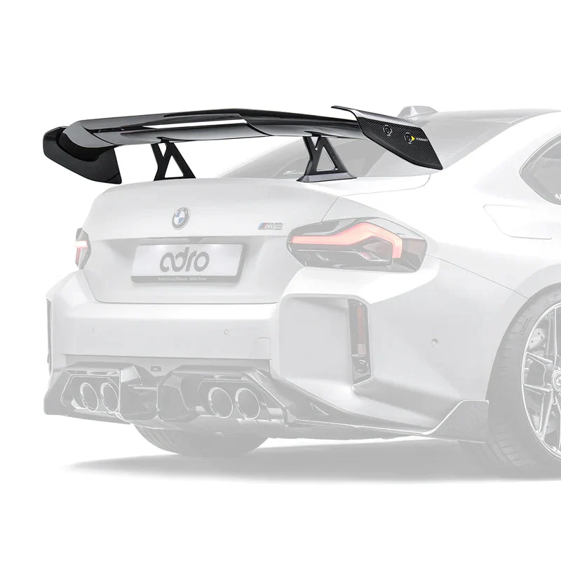 BMW M2 G87 Pre-Preg Carbon Fibre AT-R3 Swan Neck Rear Wing by Adro (2023+)