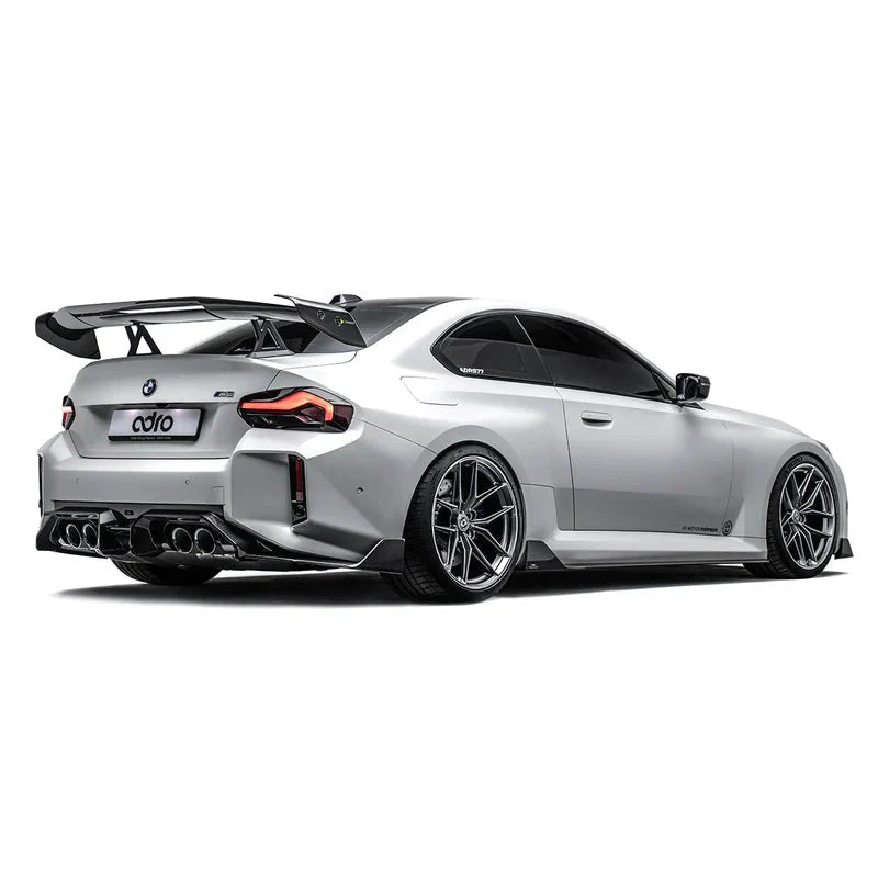 BMW M2 G87 Pre-Preg Carbon Fibre AT-R3 Swan Neck Rear Wing by Adro (2023+) - Image 5